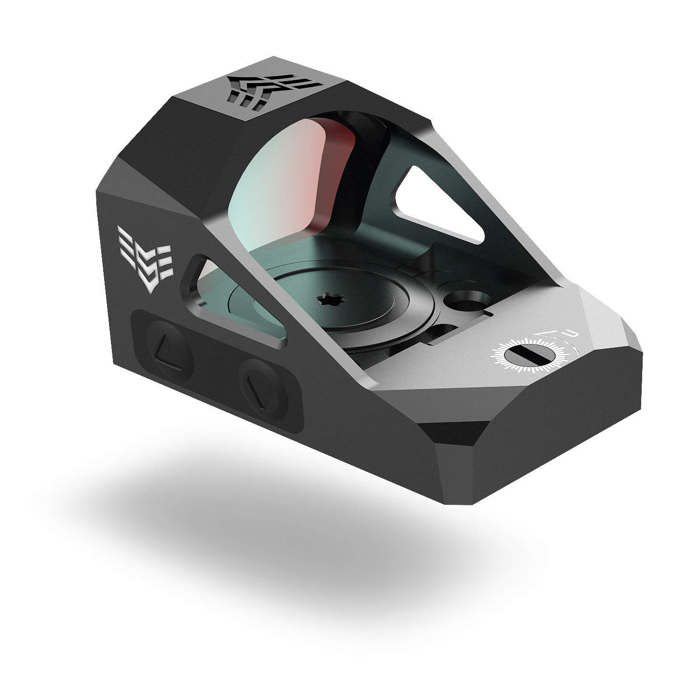 Swampfox Justice 1x27 & Liberty 1x22 Micro Reflex Red Dot Sights (RMR Pistol Cut) 3 MOA Reticle - Red Dot