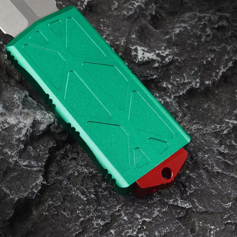 Flying Fish Bounty Hunter Tactical Knife - D2 blade CNC precision grinding, suitable for outdoor camping and survival, men's daily carry tool, Valentine's Day gift