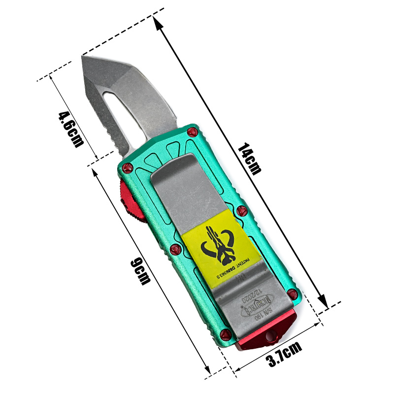 Flying Fish Bounty Hunter Tactical Knife - D2 blade CNC precision grinding, suitable for outdoor camping and survival, men's daily carry tool, Valentine's Day gift