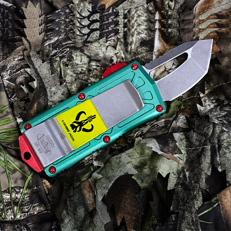 Flying Fish Bounty Hunter Tactical Knife - D2 blade CNC precision grinding, suitable for outdoor camping and survival, men's daily carry tool, Valentine's Day gift