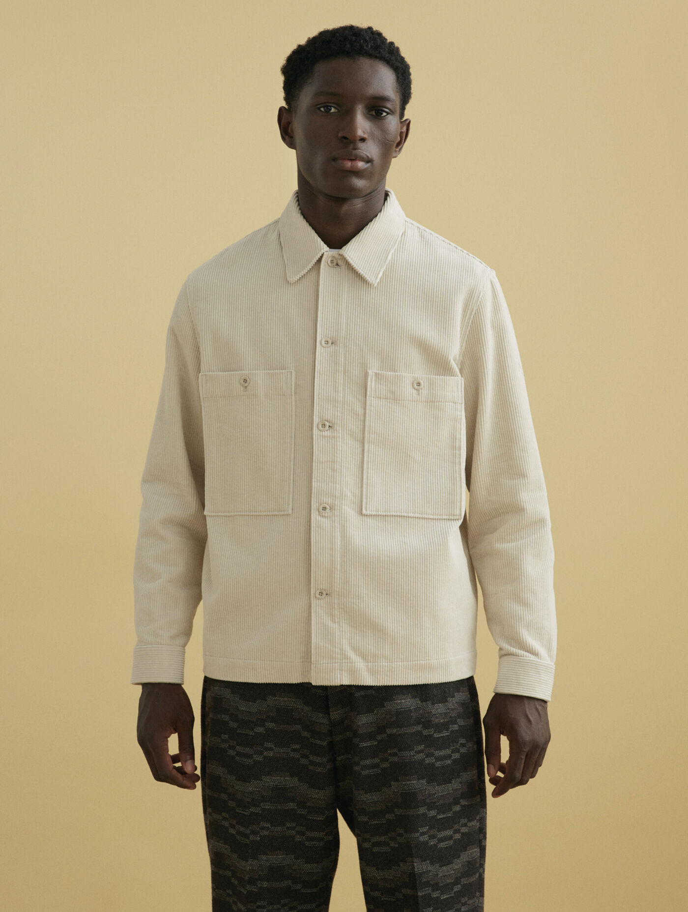 Velvet long sleeve shirt