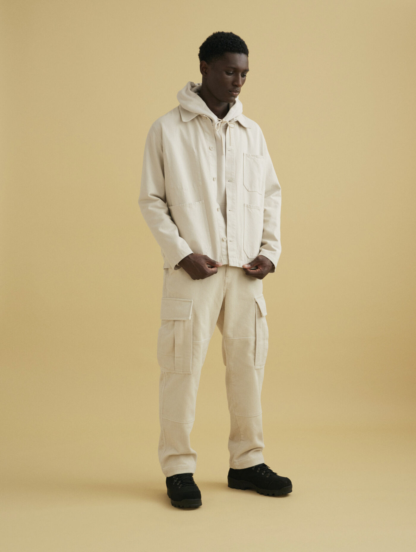 Unisex mid-length workwear jacket