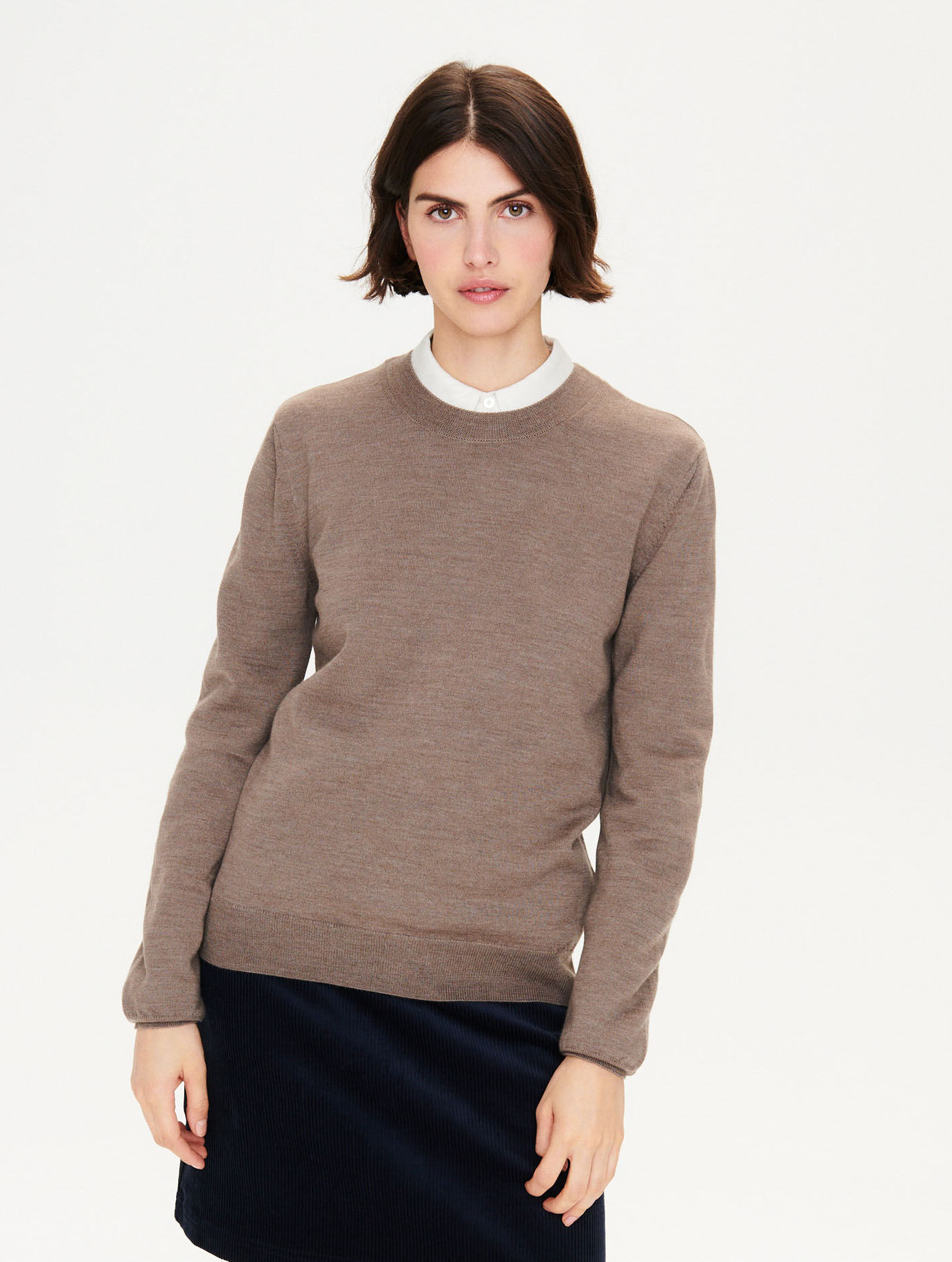 Merino crew neck jumper