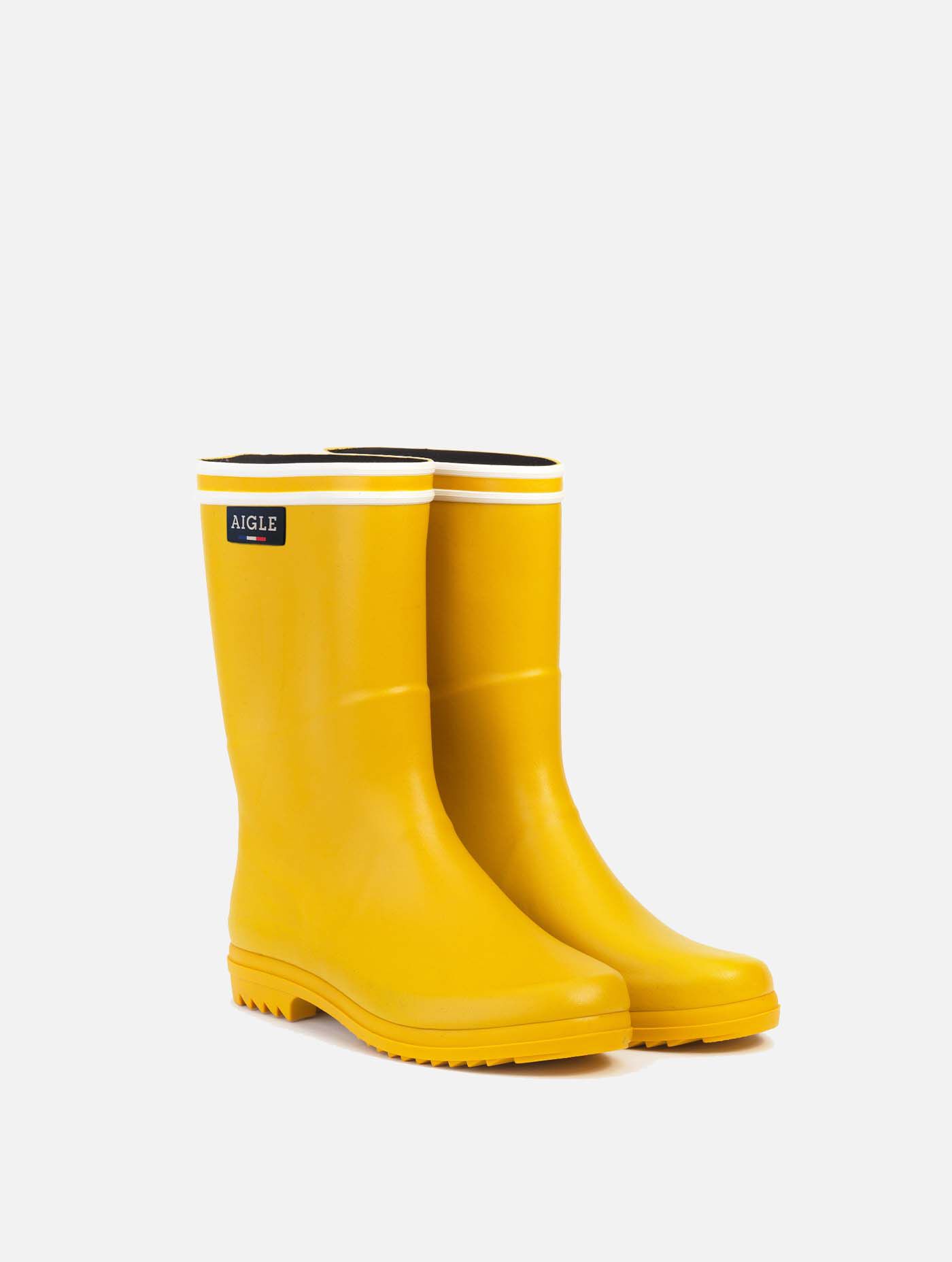 Rain boots with notched sol, Made in France
