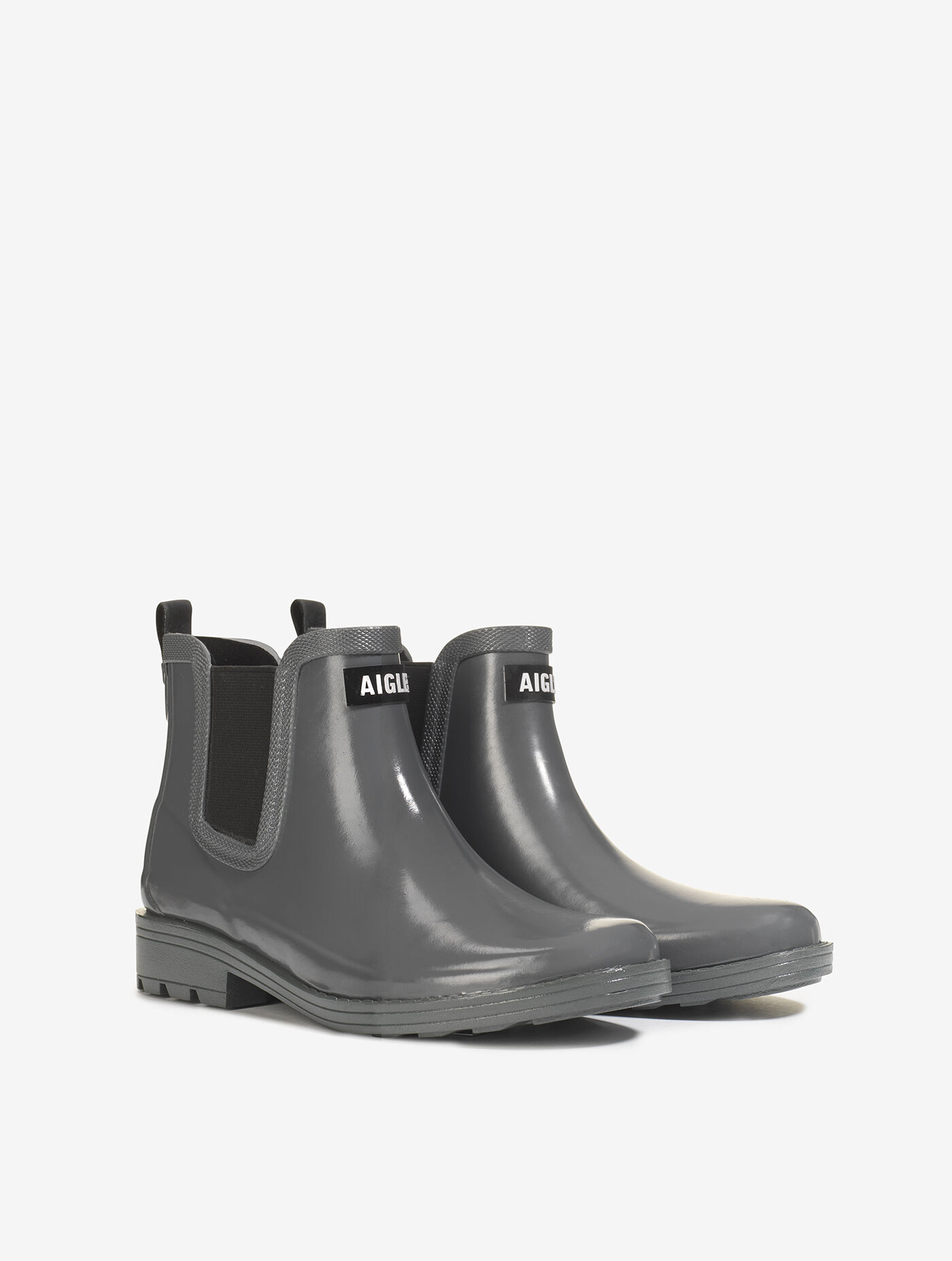 Equestrian-inspired ankle rain boots