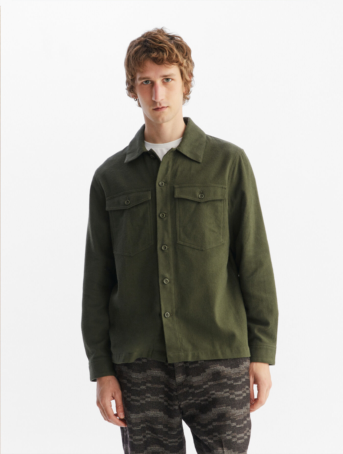 Flannel long sleeve shirt