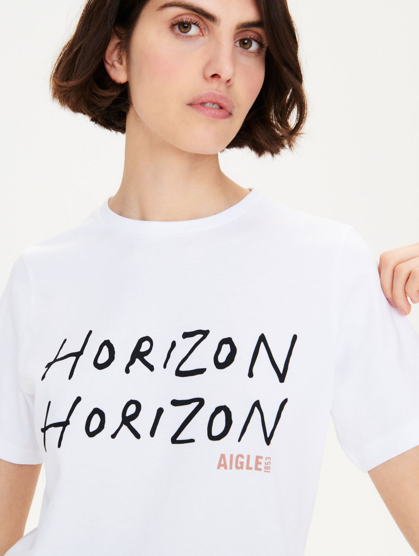 Logo print crew neck T-shirt