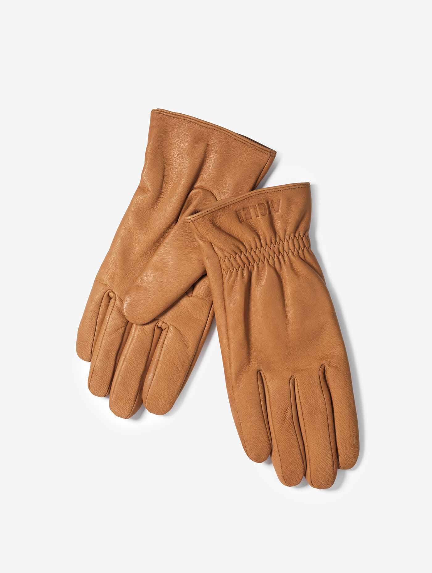 Leather gloves, fleece lined