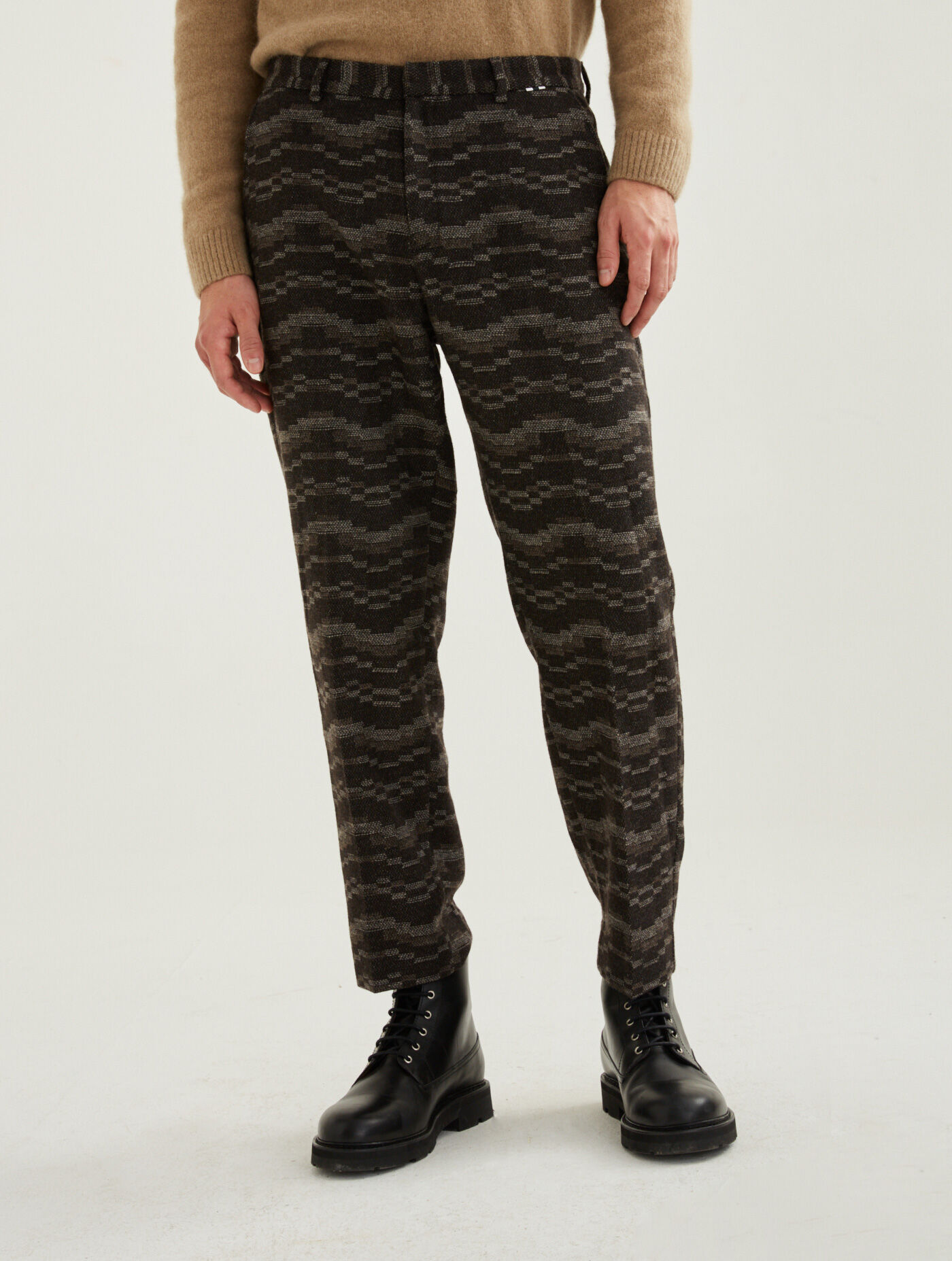 7/8ths Jacquard trousers