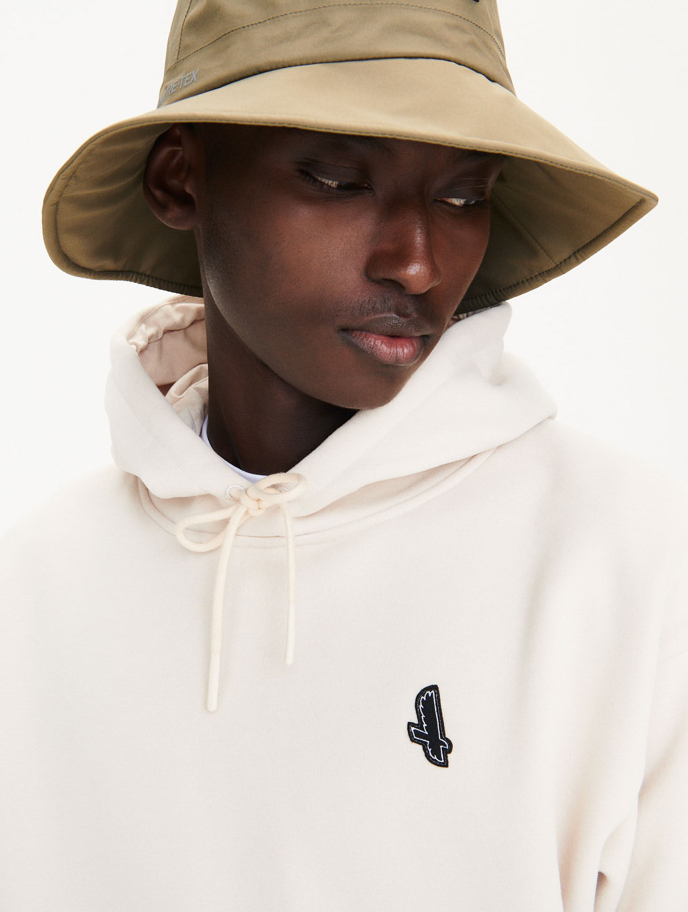 Brushed hooded sweatshirt