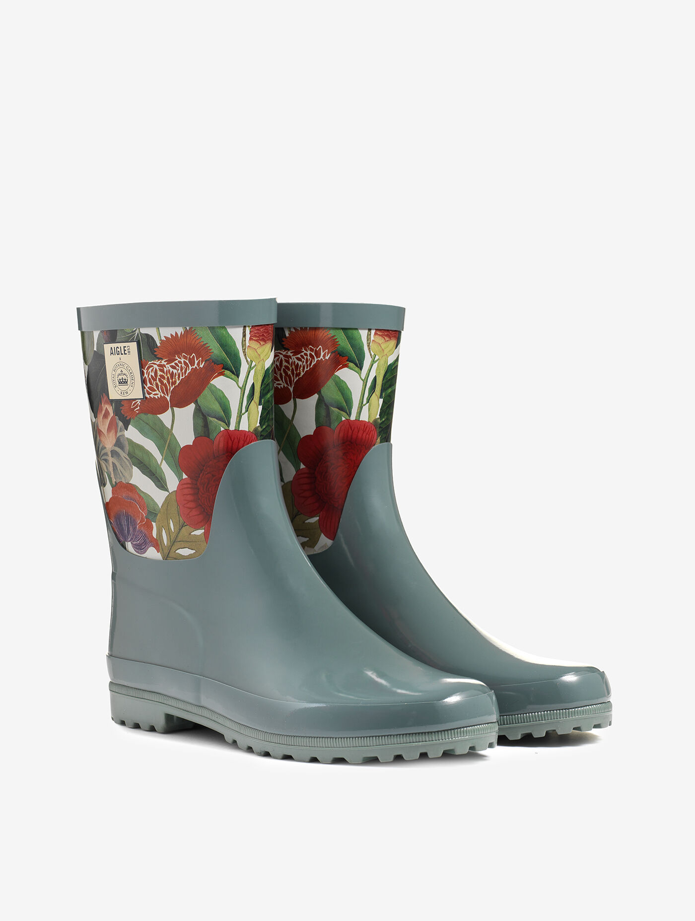 Printed version of the patent ankle rain boots