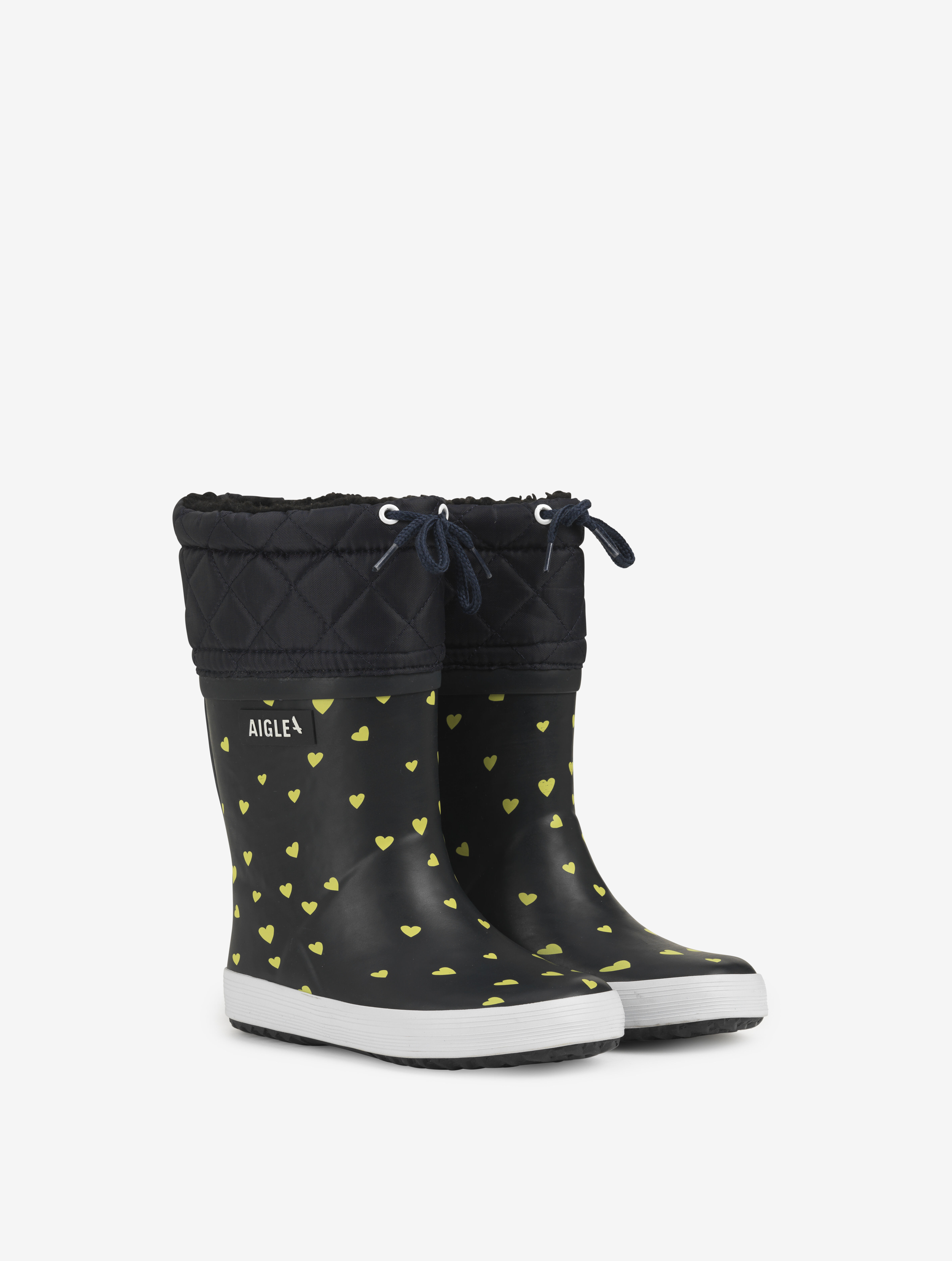 Printed version of the fur-lined children's boot.