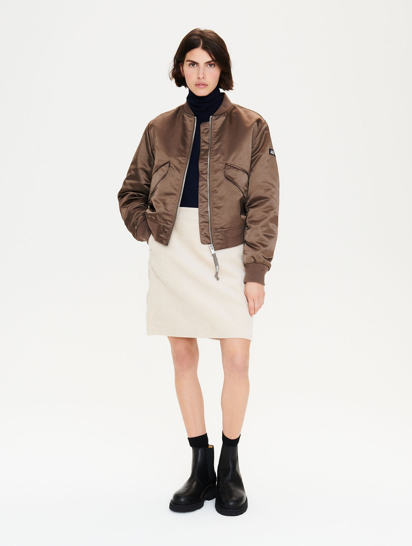 Water-repellent bomber jackets