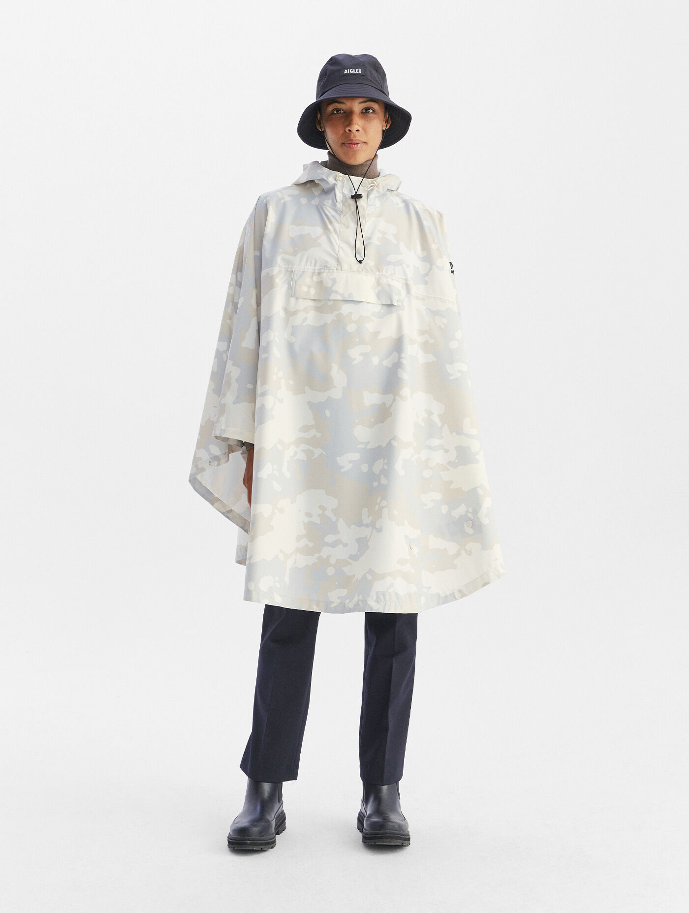 Print hooded MTD&reg;poncho