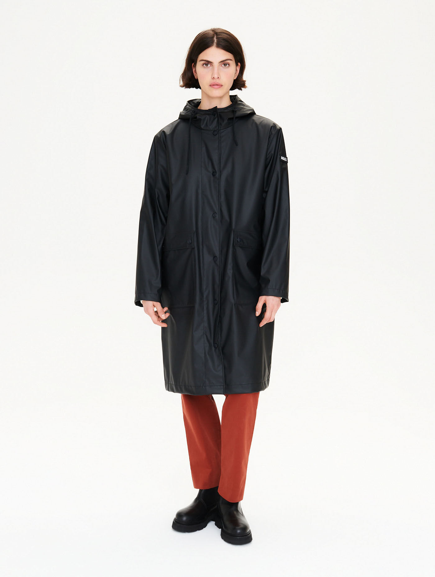 Long hooded Waterproof parka