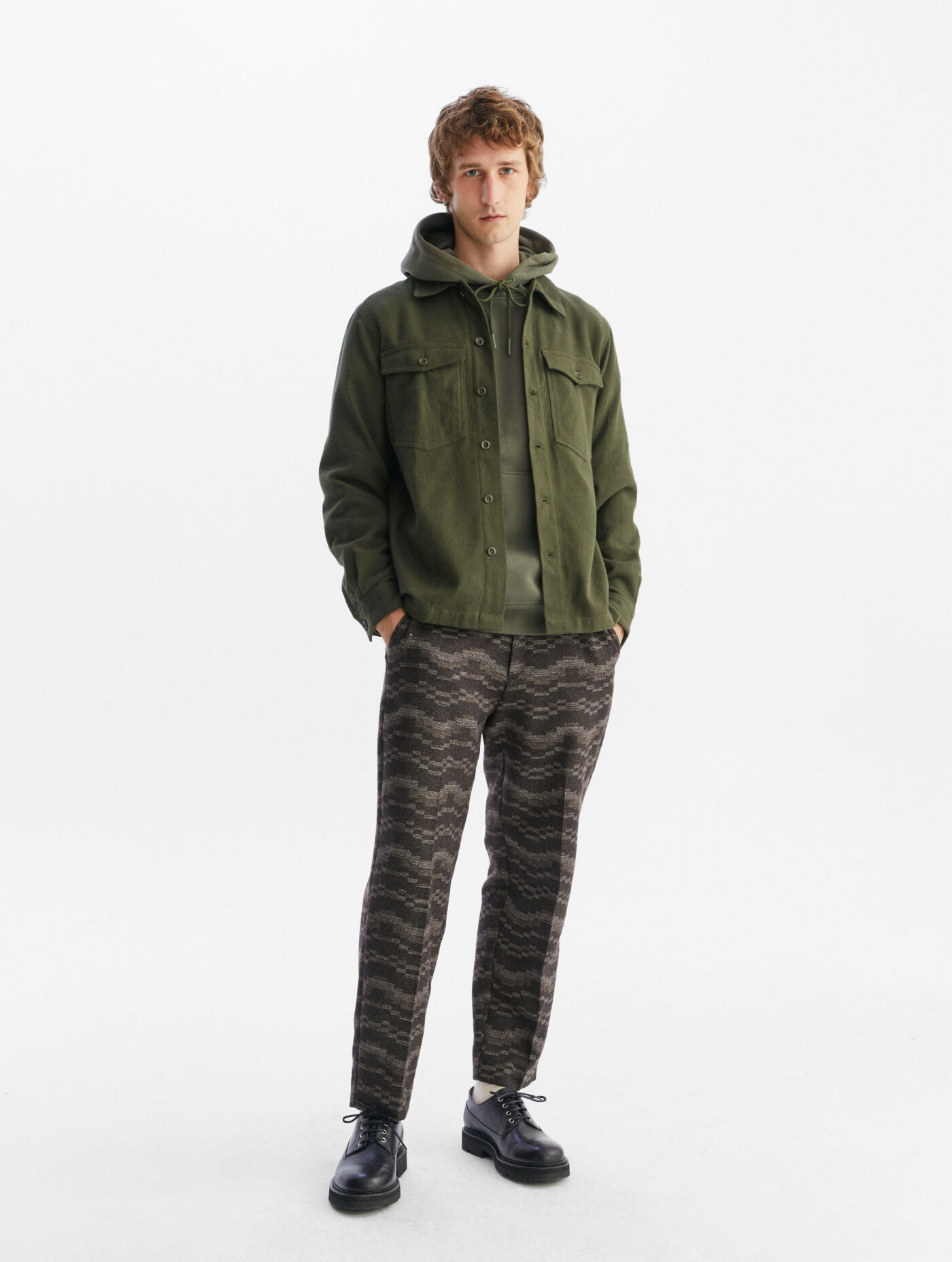 Flannel long sleeve shirt