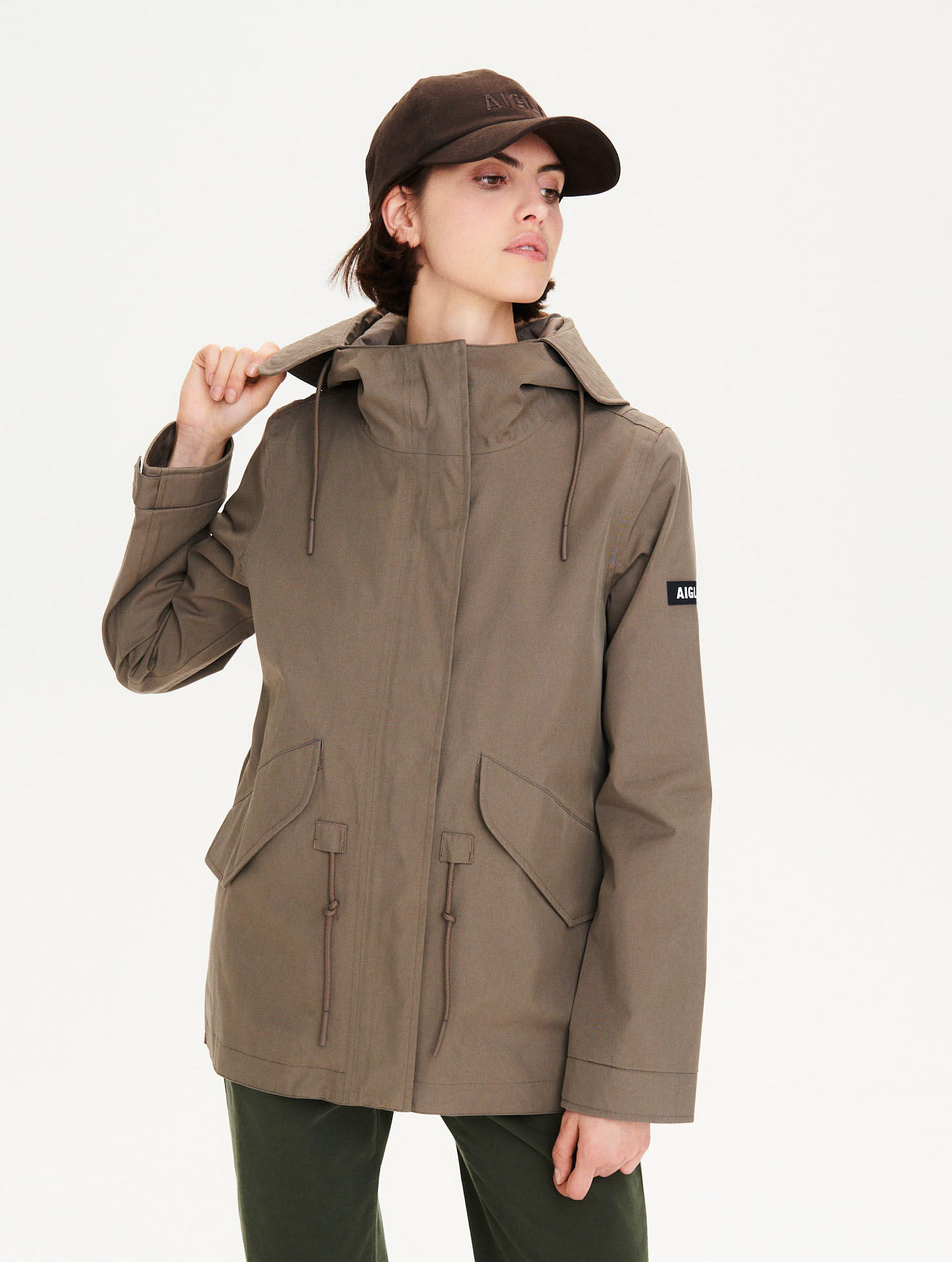 Iconic short hooded fishtail MTD