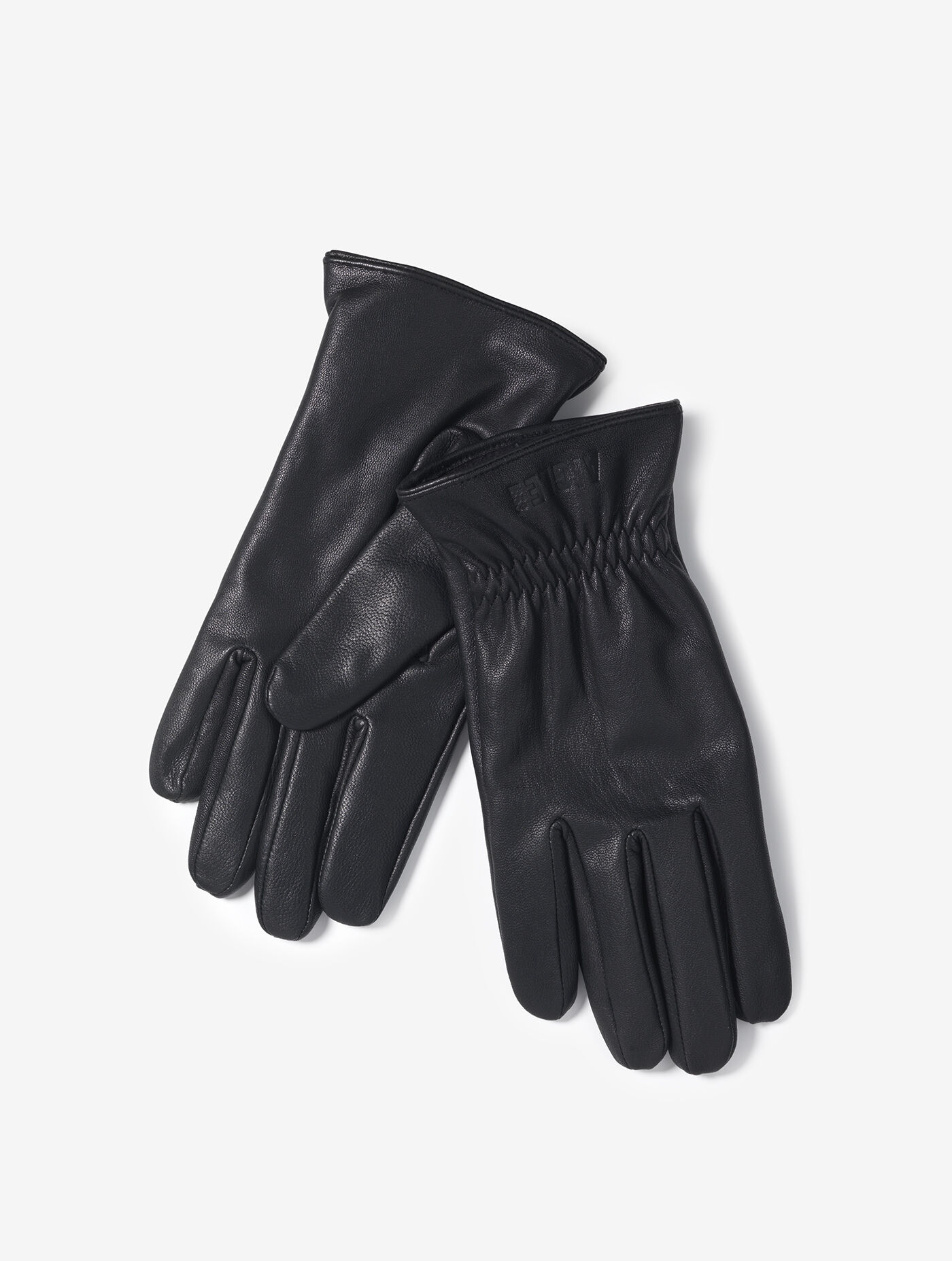 Leather gloves, fleece lined