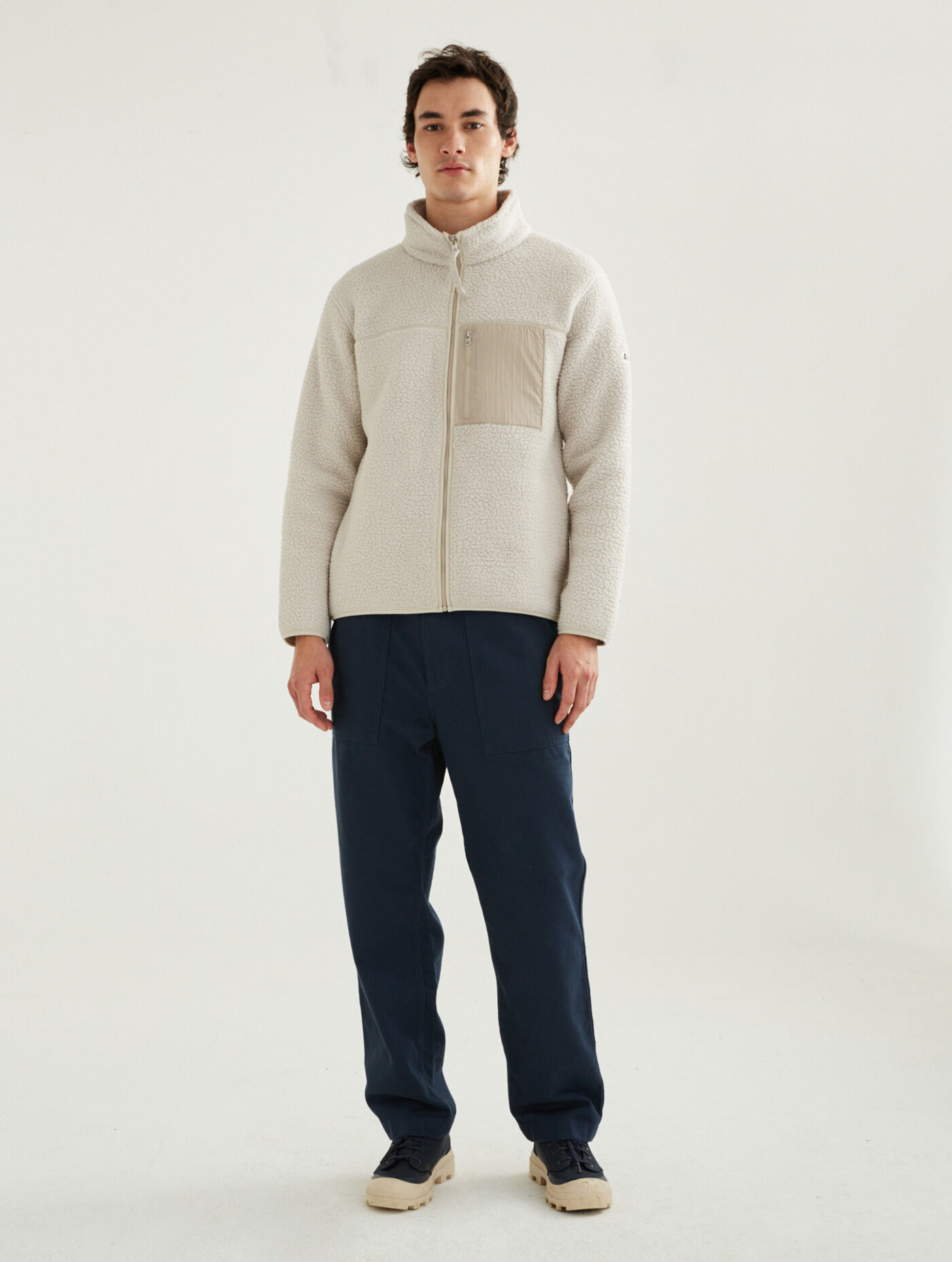 Sherpa zip fleece