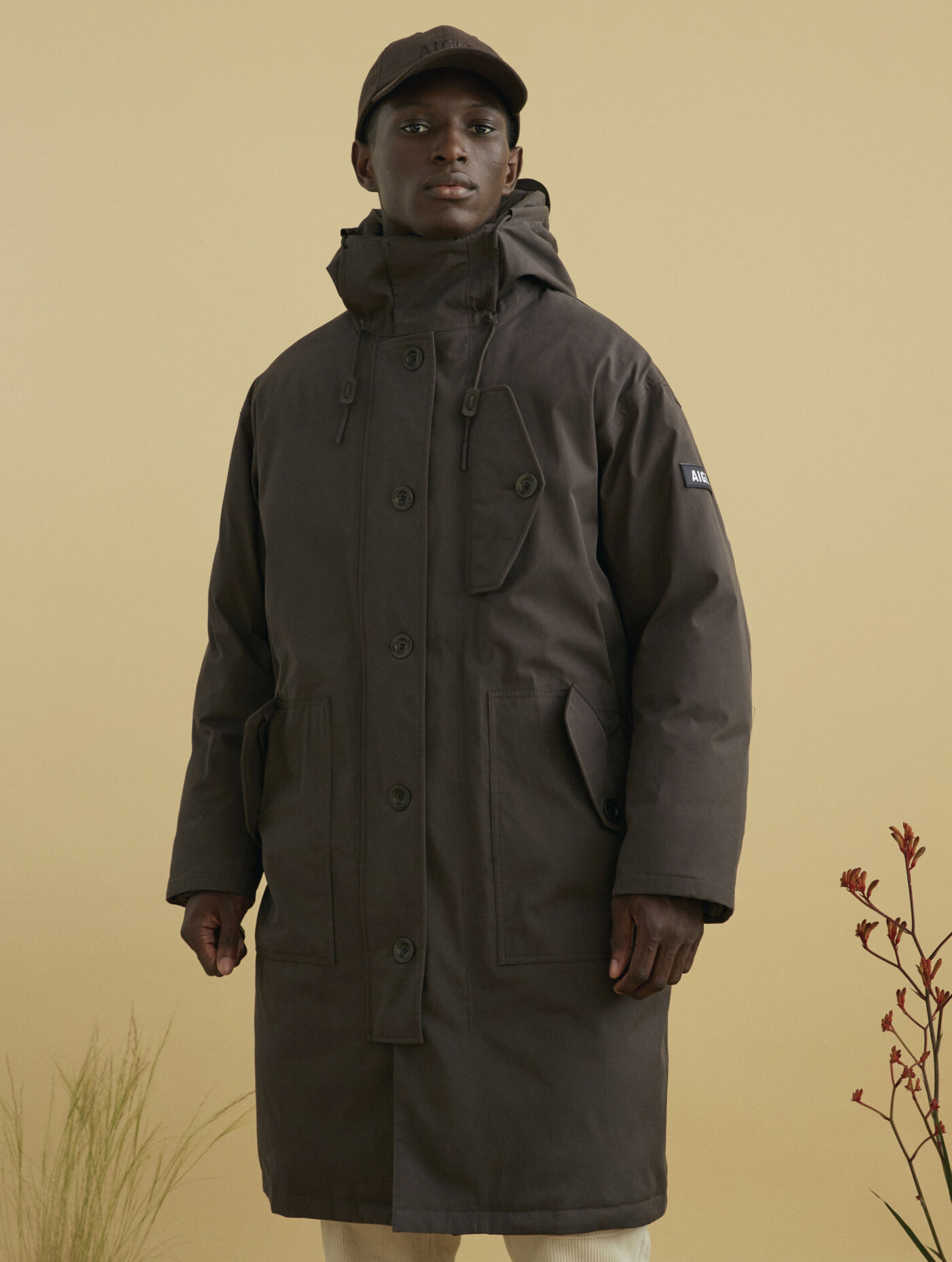 Long hooded padded Dupont Sorona&reg; MTD&reg;parka