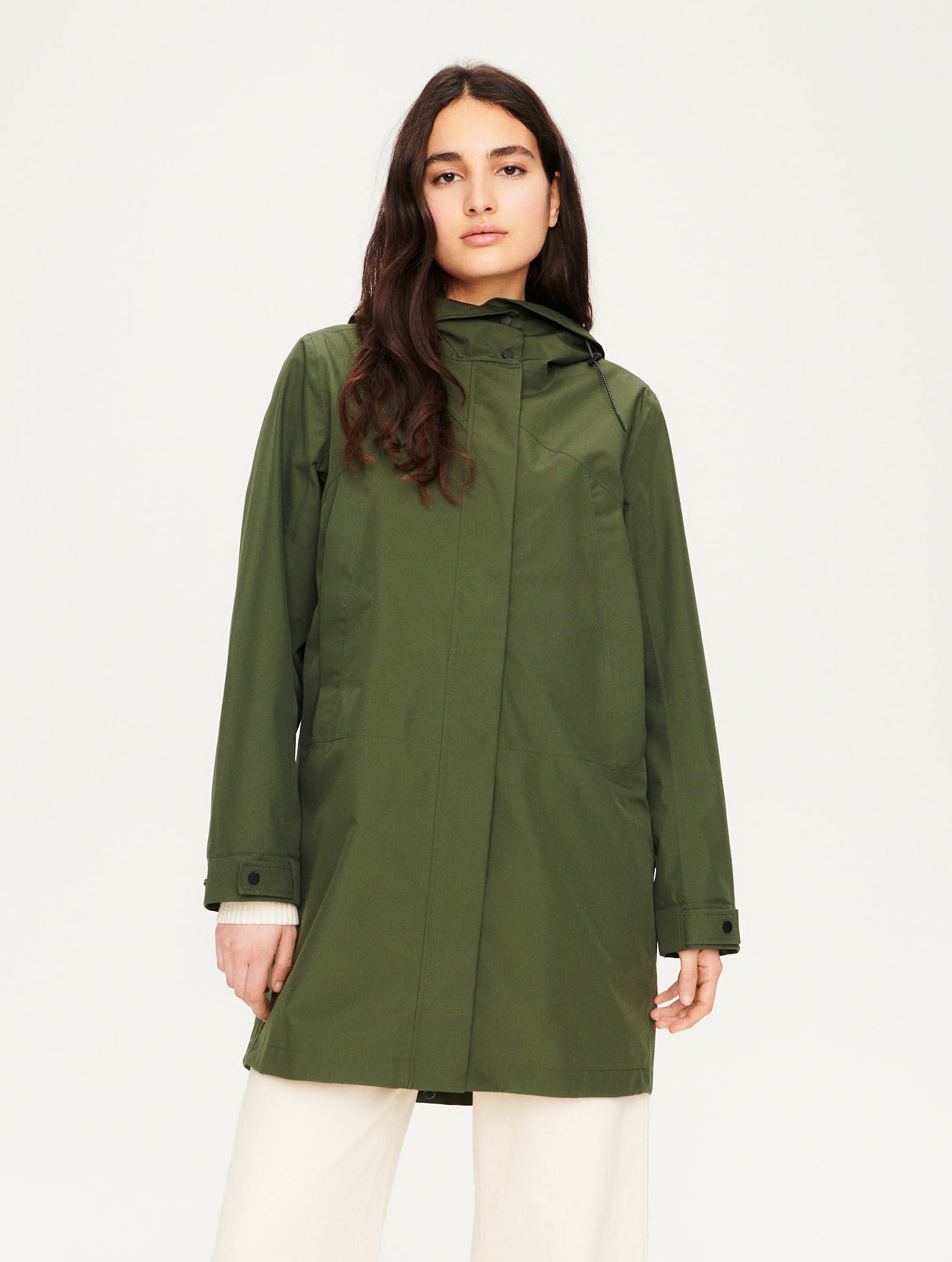 Long waterproof and breathable parka
