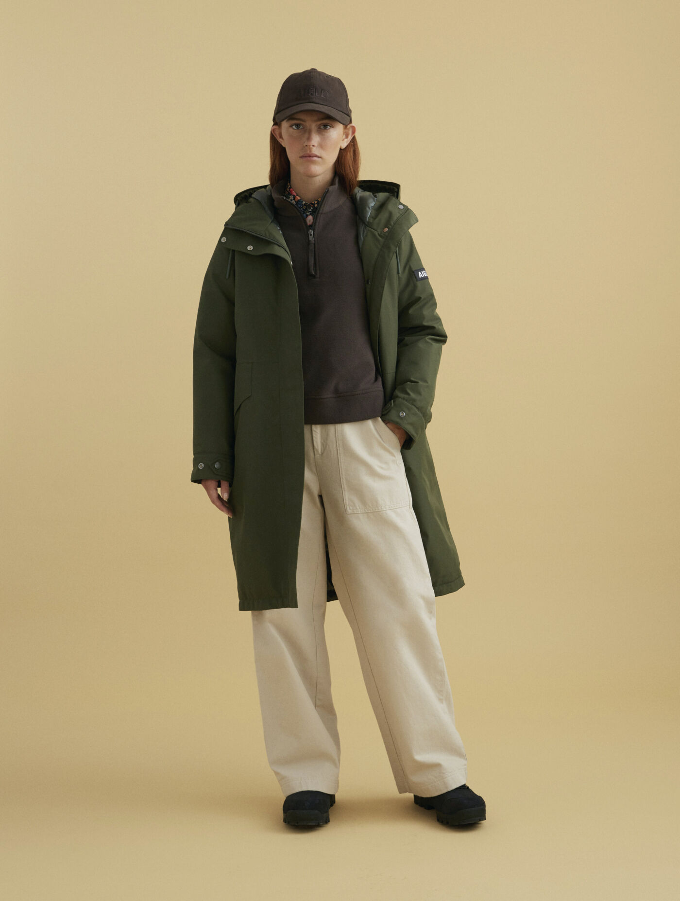 Long hooded Gore-Tex&reg;parka