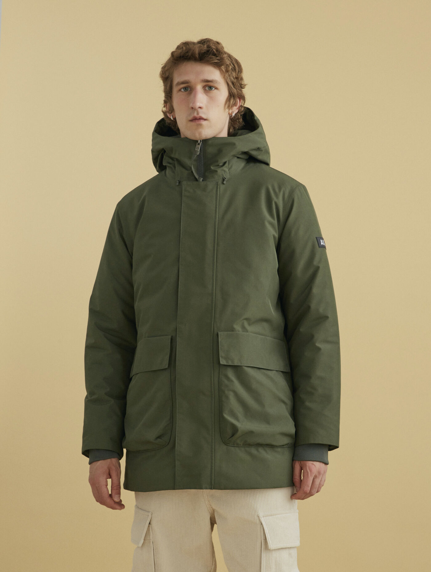 Long hooded Dupont Sorona&reg; Gore-Tex&reg; parka