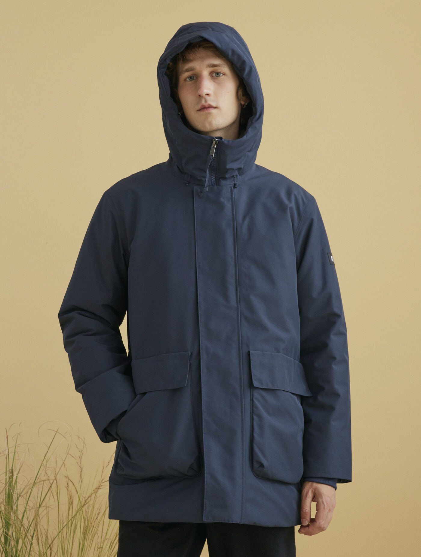 Long hooded Dupont Sorona&reg; Gore-Tex&reg; parka