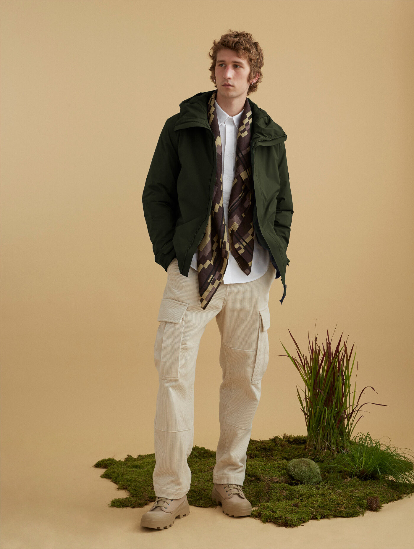 Mid-length hooded Dupont Sorona&reg; quilted MTD&reg;jacket