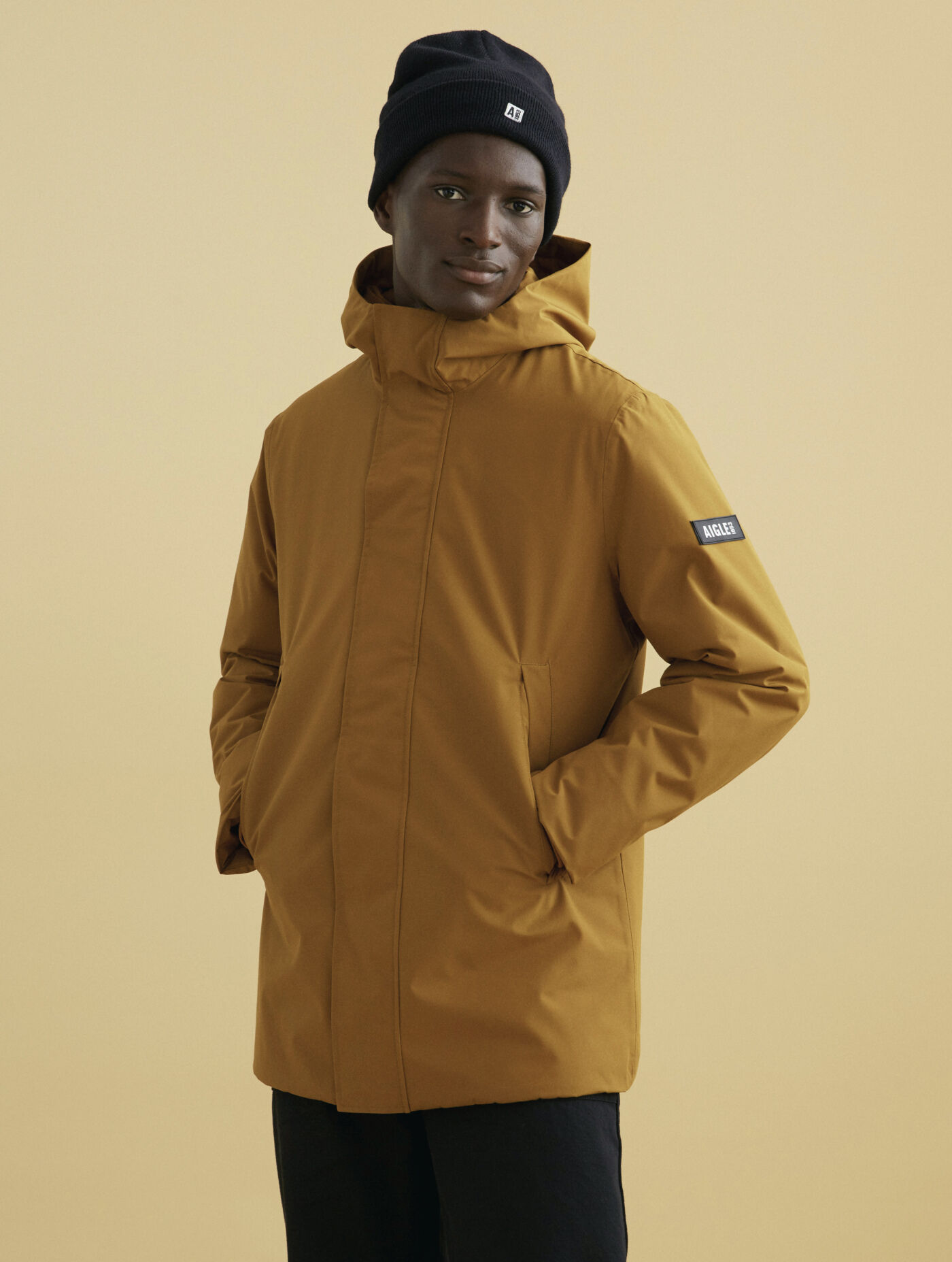 Long hooded padded Dupont Sorona&reg; MTD&reg; parka