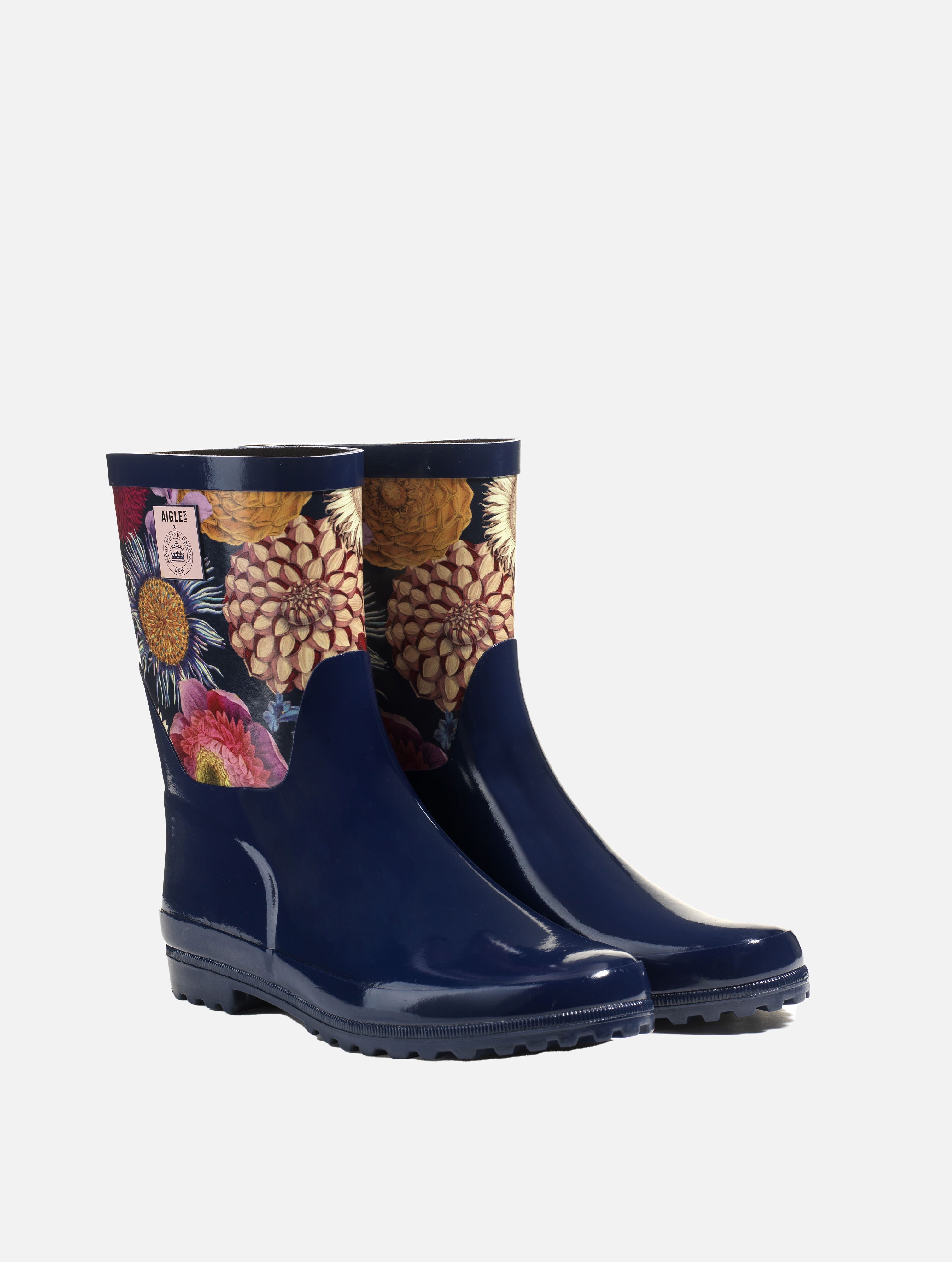 Printed version of the patent ankle rain boots