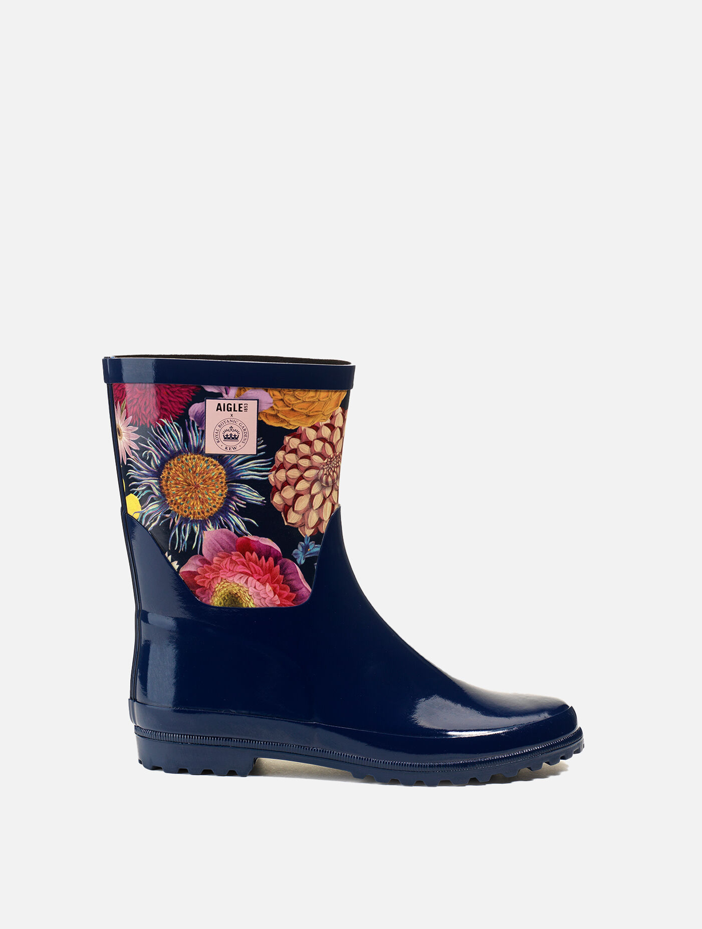 Printed version of the patent ankle rain boots