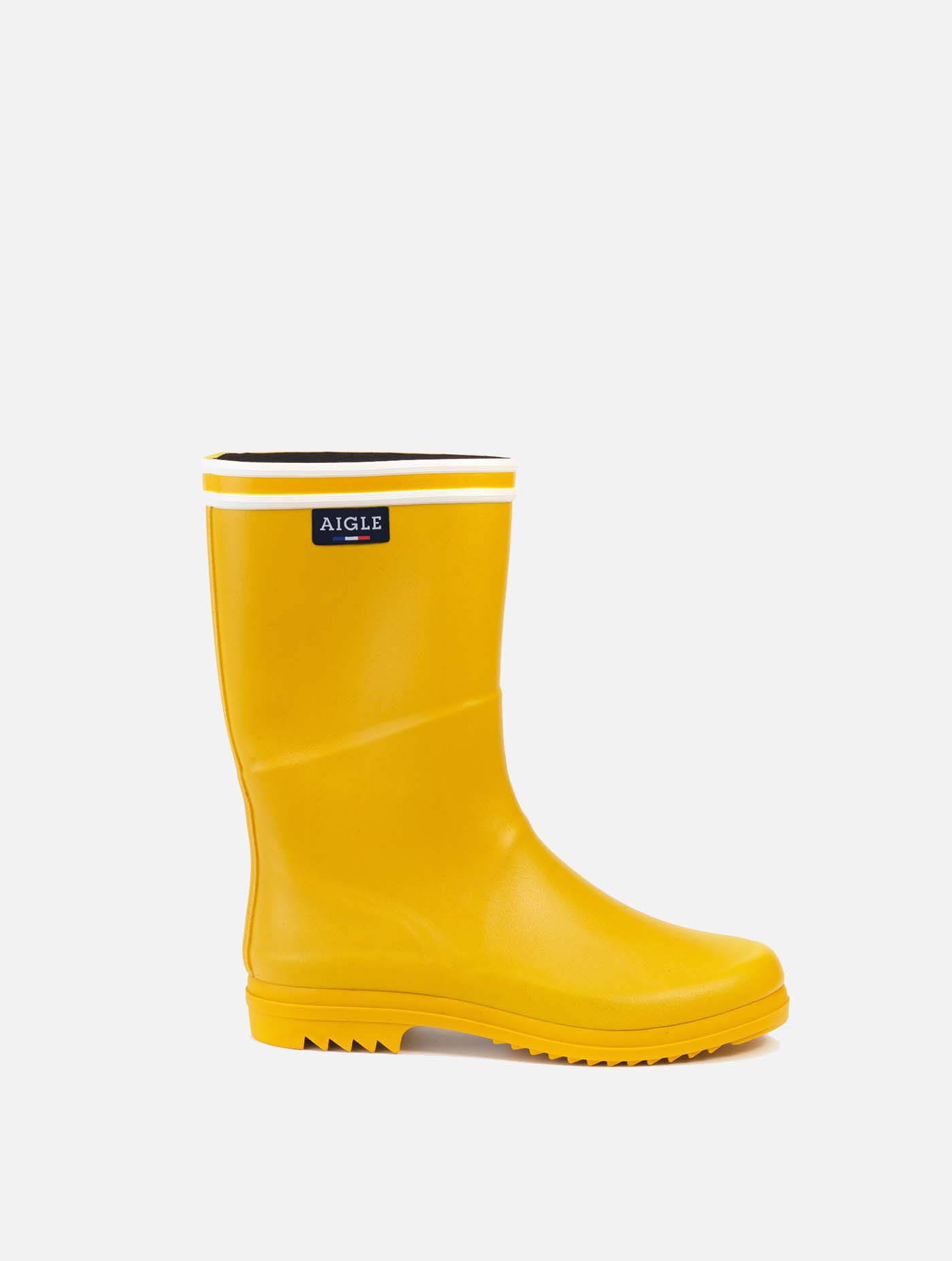 Rain boots with notched sol, Made in France