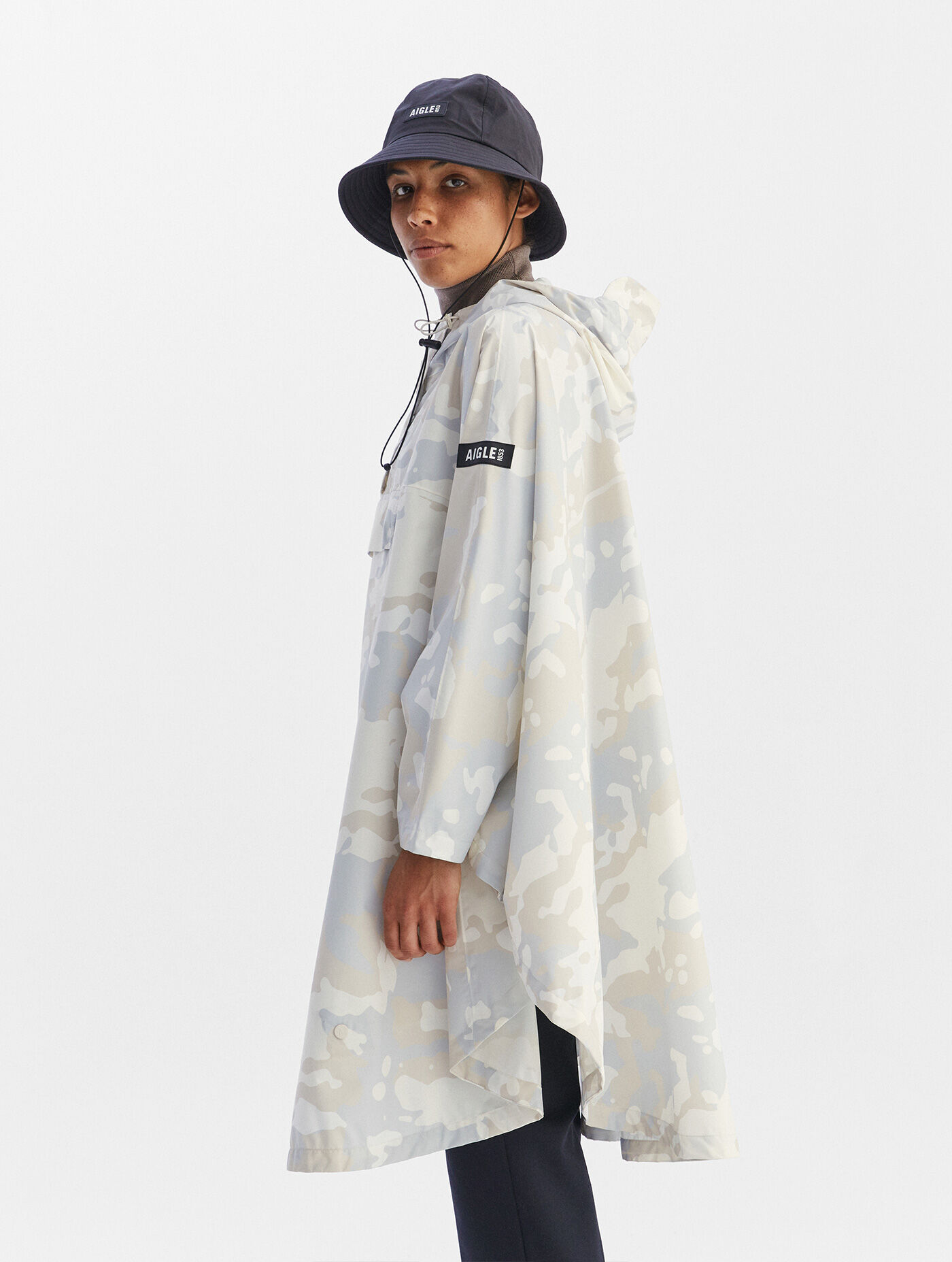 Print hooded MTD&reg;poncho