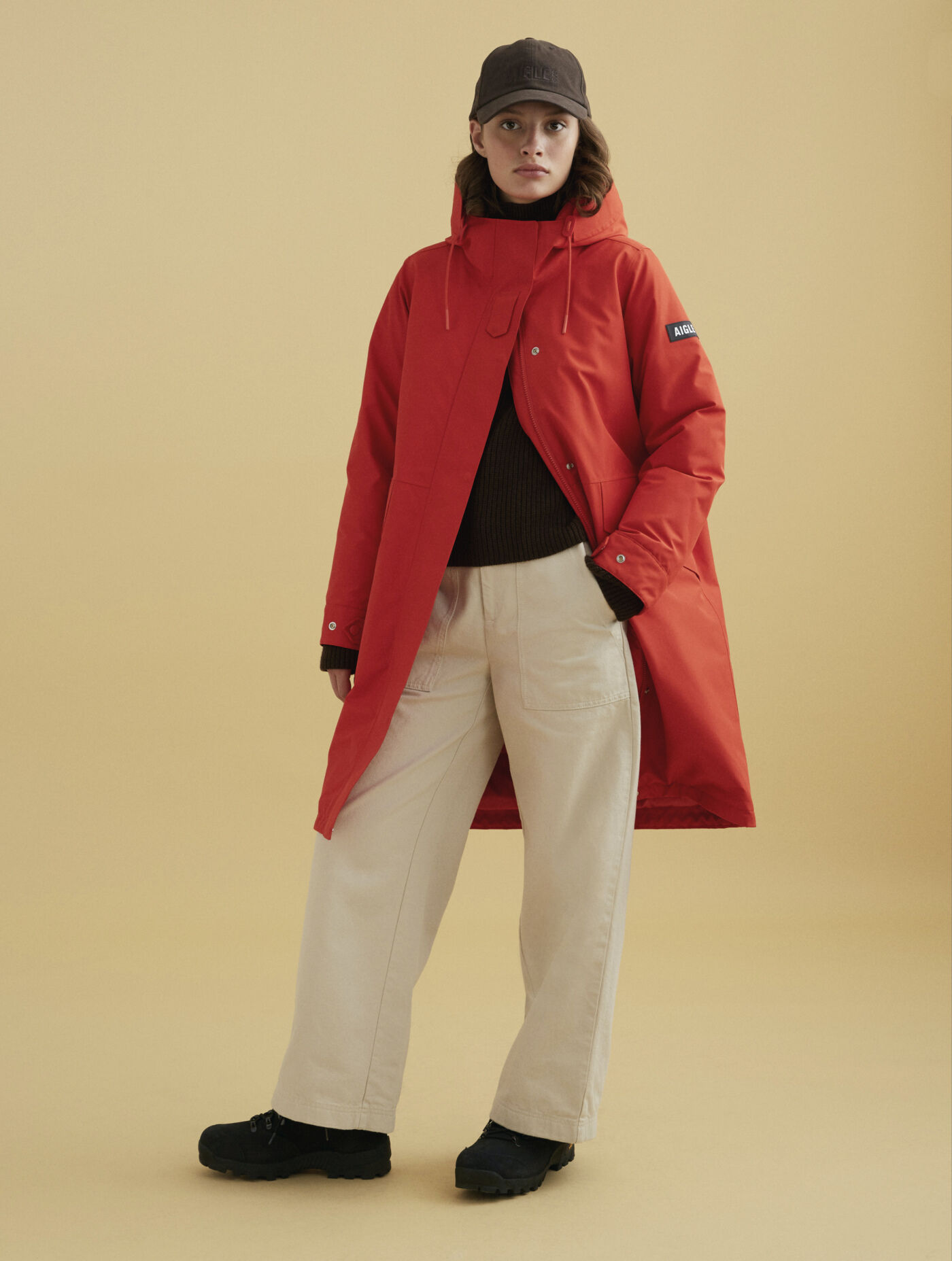 Long hooded Gore-Tex&reg;parka