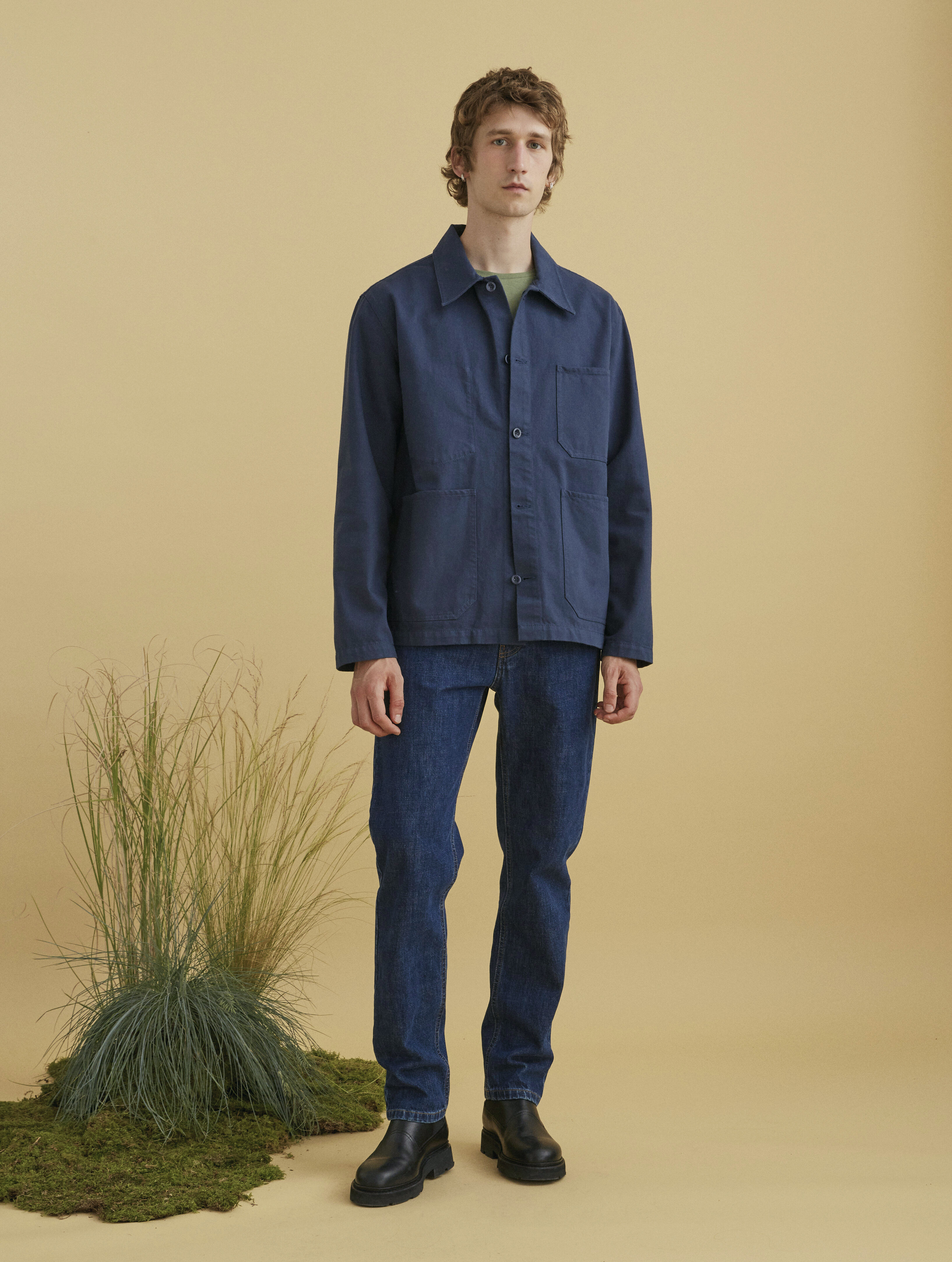 Unisex mid-length workwear jacket