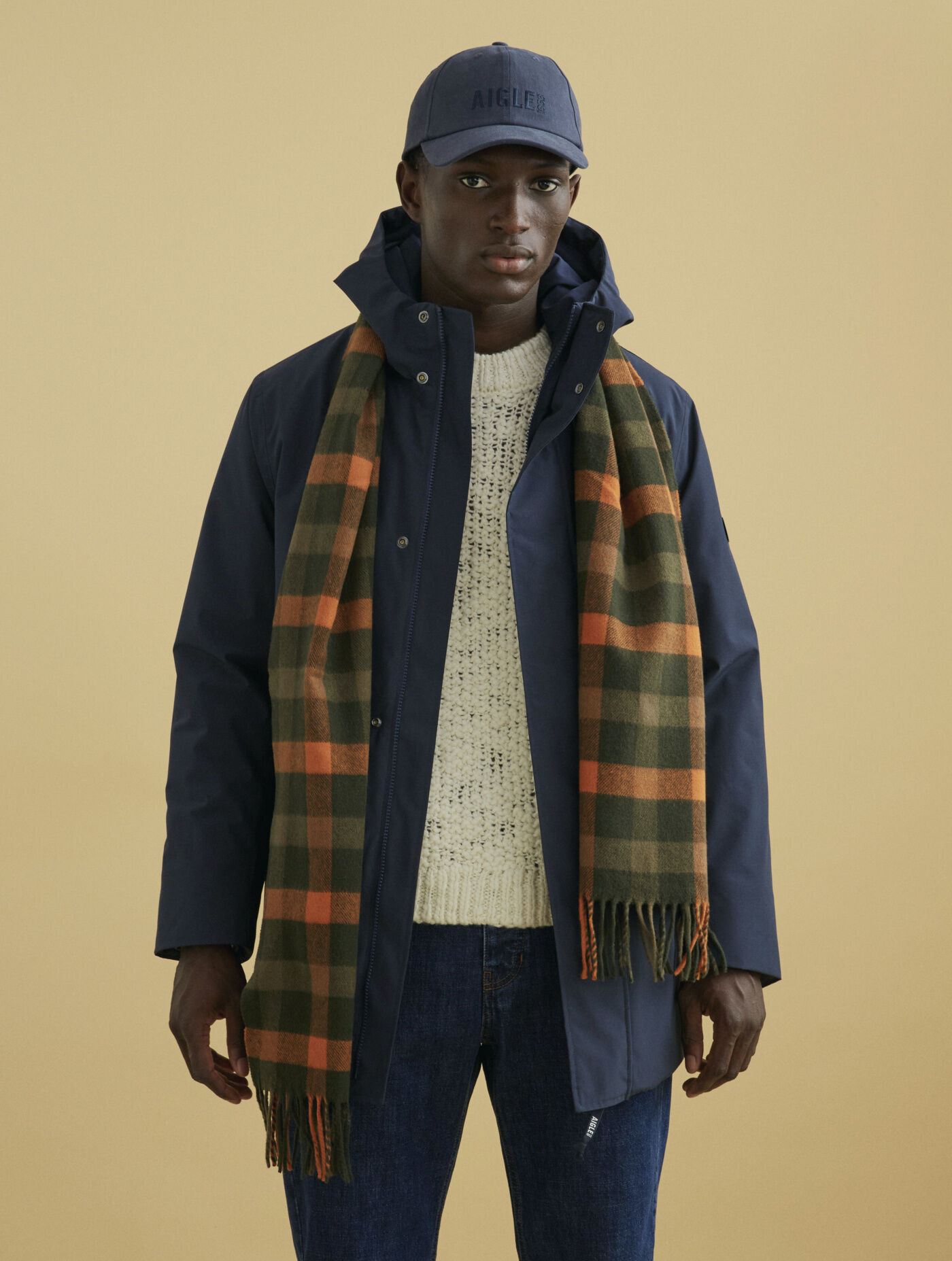 Long hooded padded Dupont Sorona&reg; MTD&reg; parka