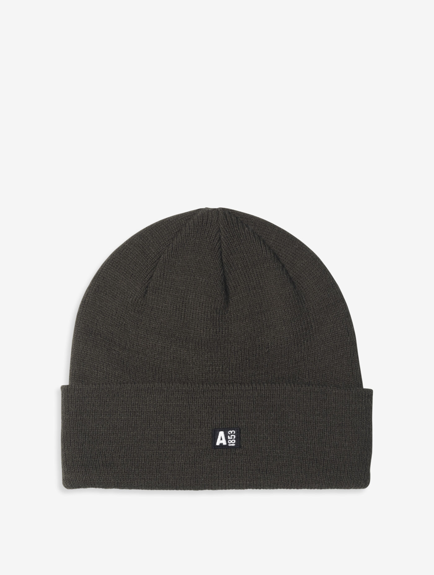 Rib-knit beanie