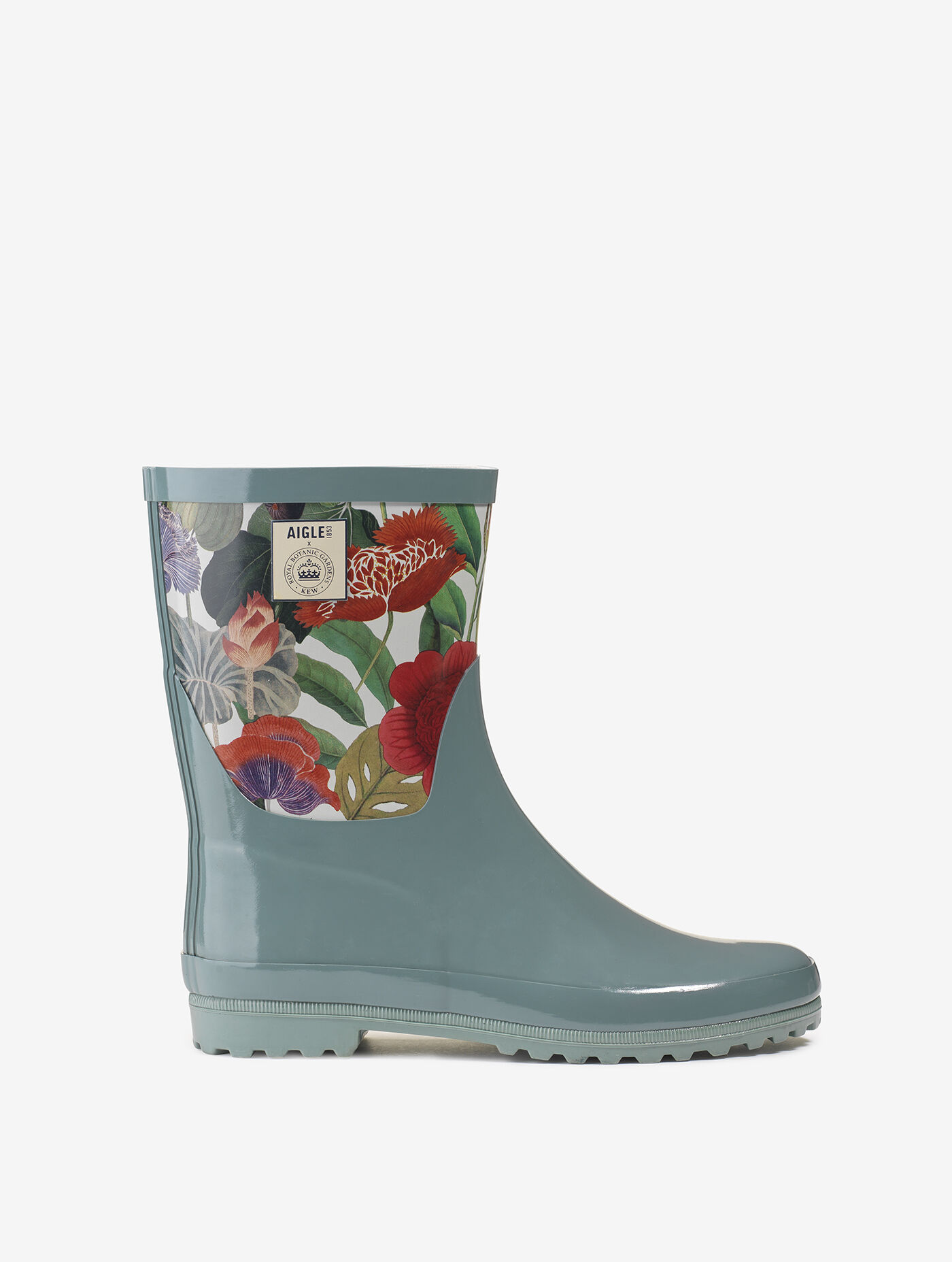 Printed version of the patent ankle rain boots