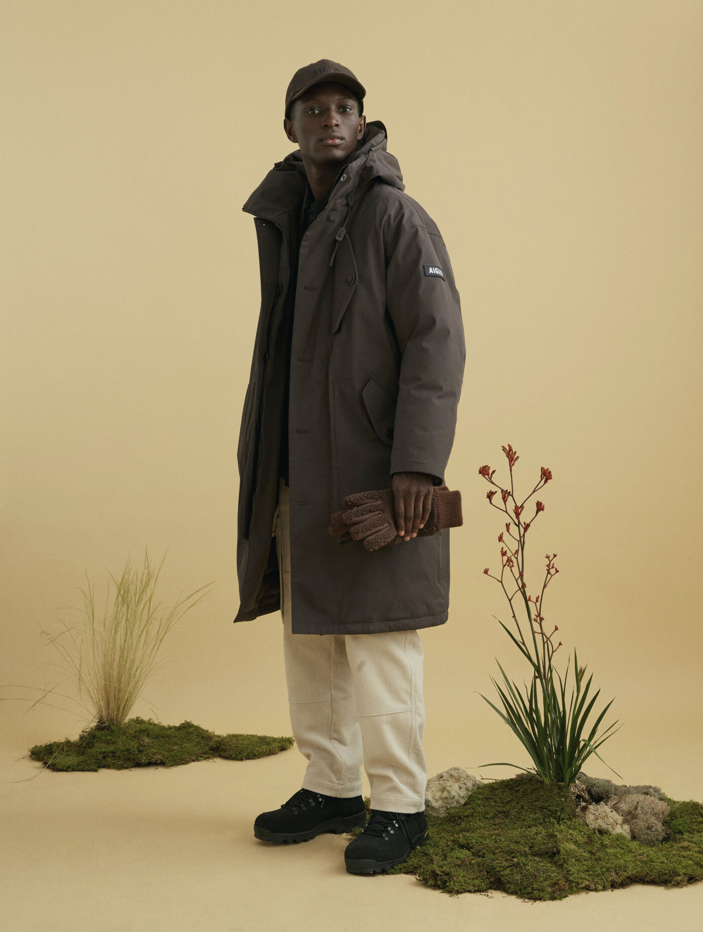 Long hooded padded Dupont Sorona&reg; MTD&reg;parka