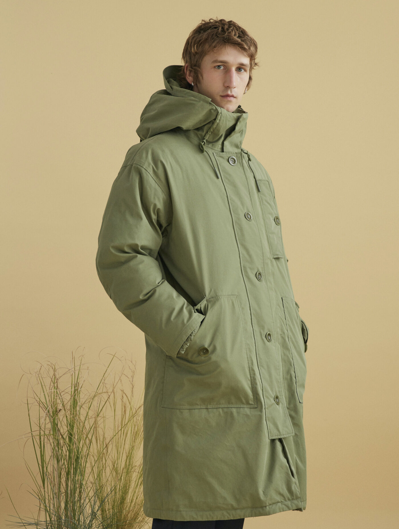Long hooded padded Dupont Sorona&reg; MTD&reg;parka