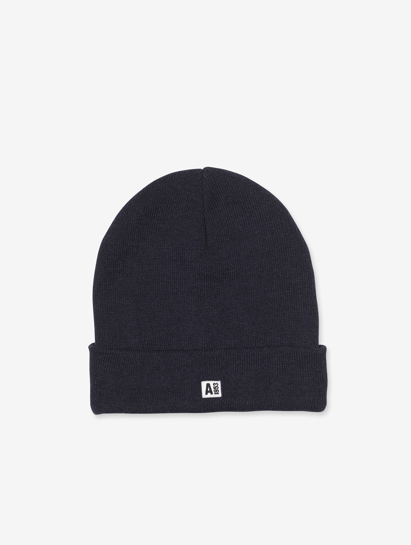 Rib-knit beanie