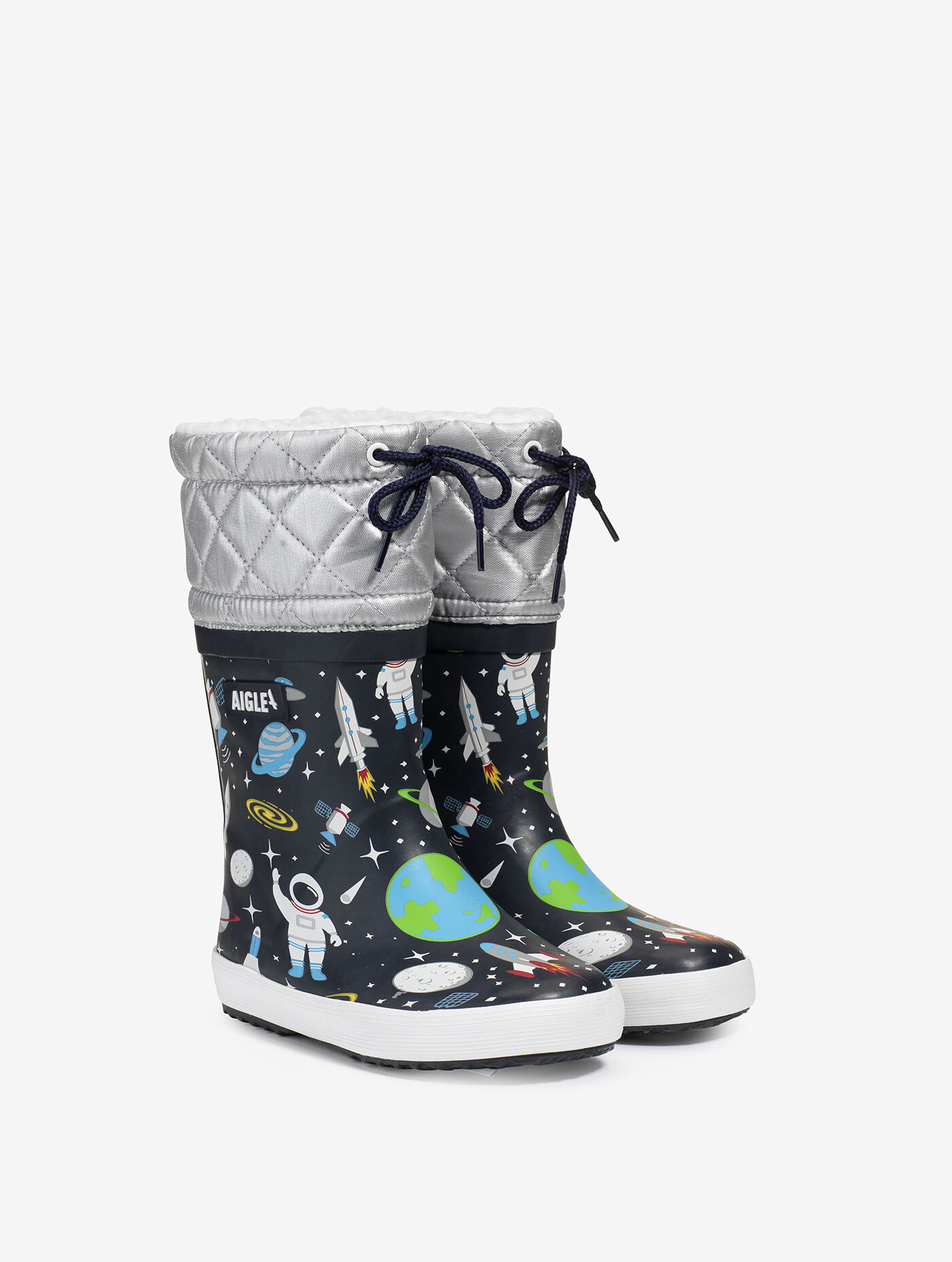 Printed version of the fur-lined children's boot.