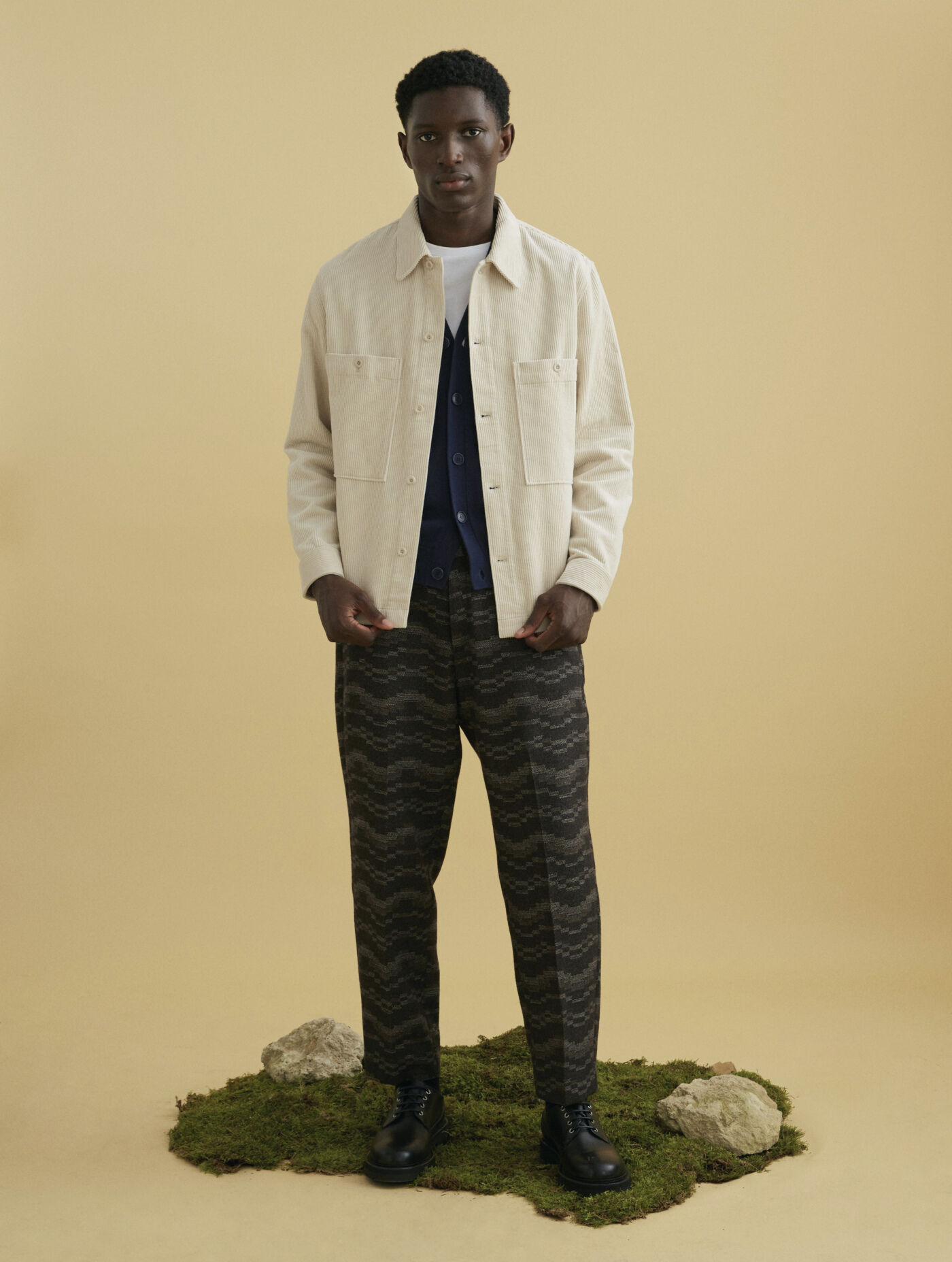 Velvet long sleeve shirt