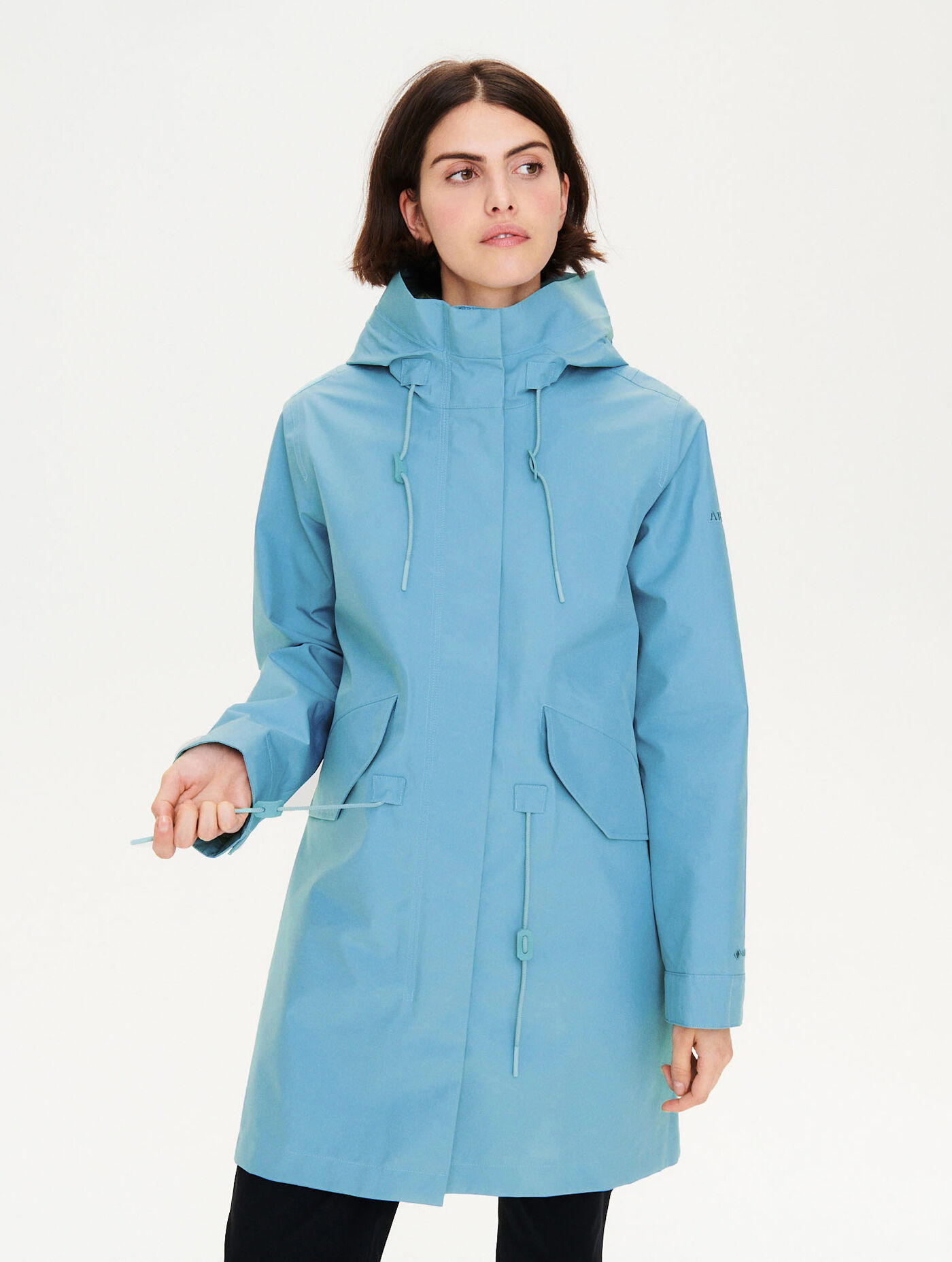 Long hooded Gore-Tex&reg; fishtail