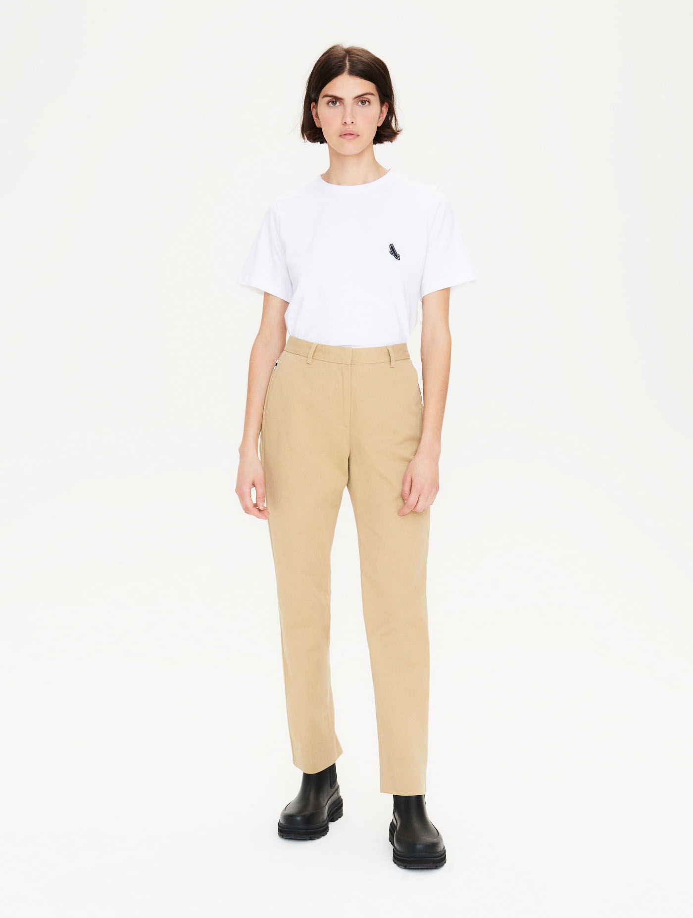 Straight-leg trousers
