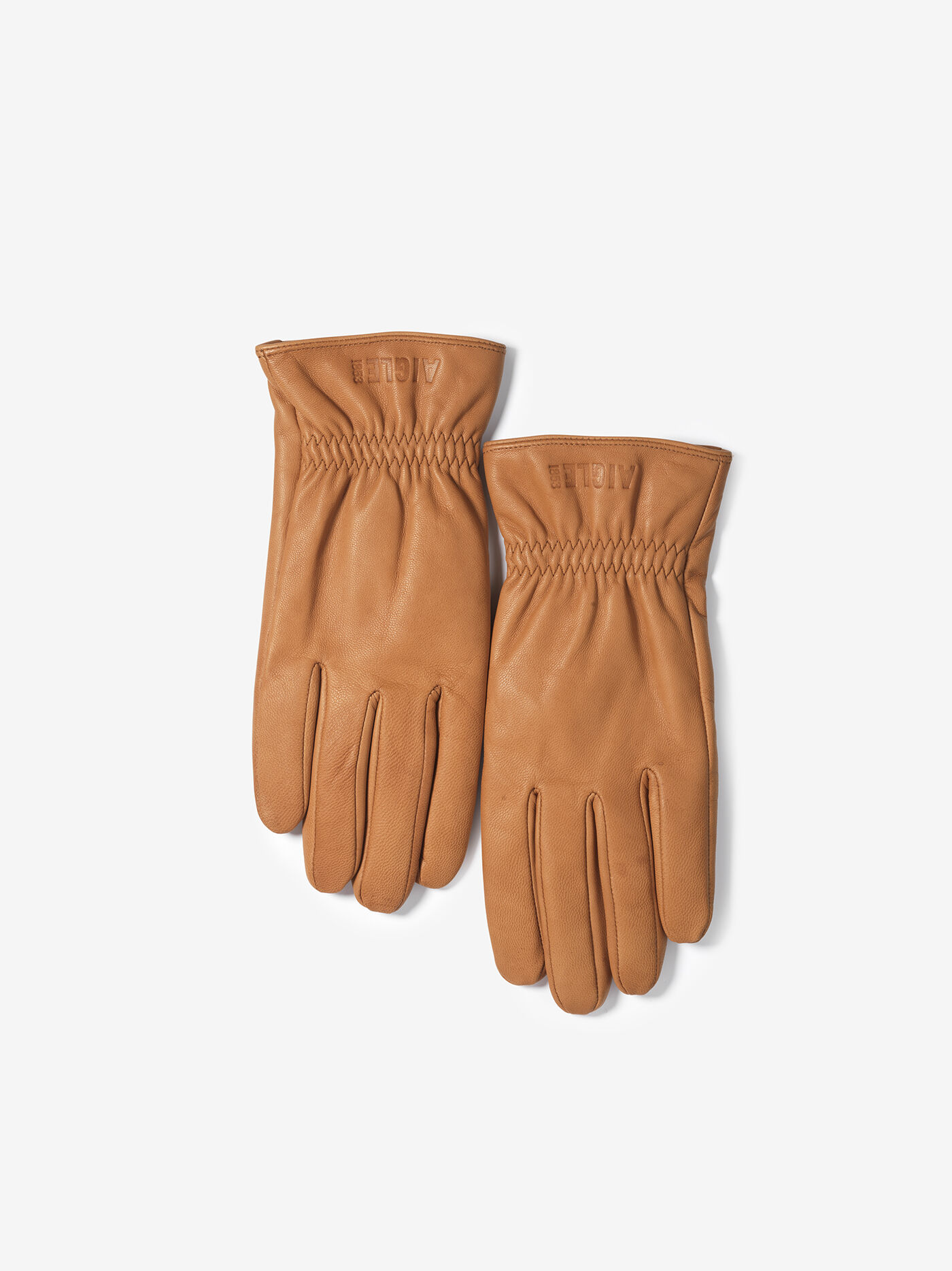 Leather gloves, fleece lined