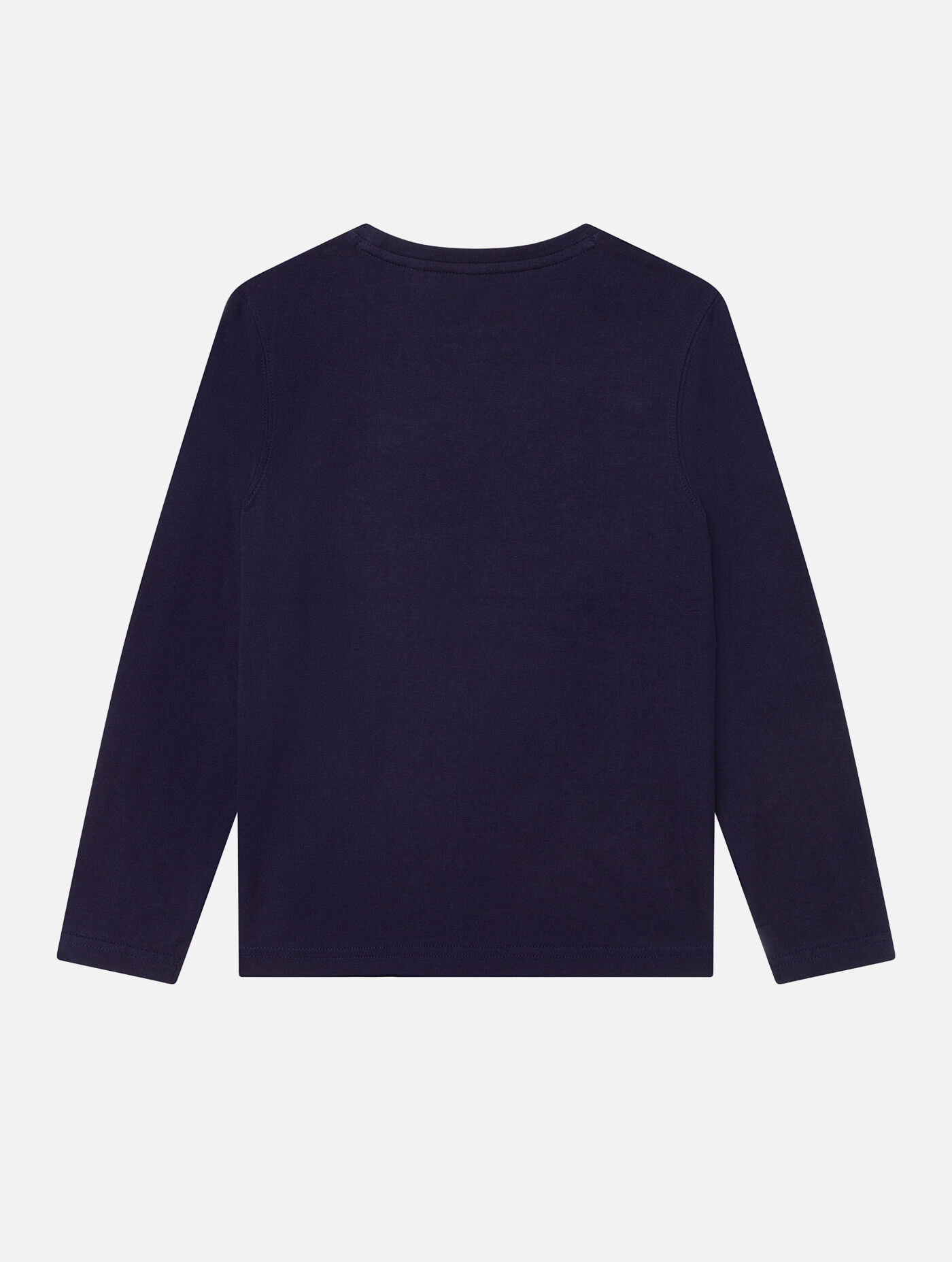 Map printed long sleeves t-shirt