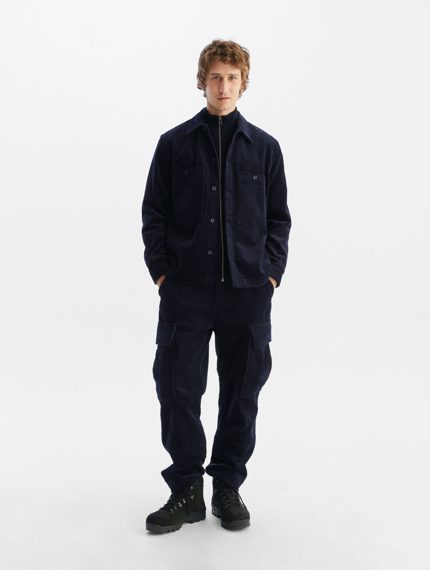 Velvet long sleeve shirt