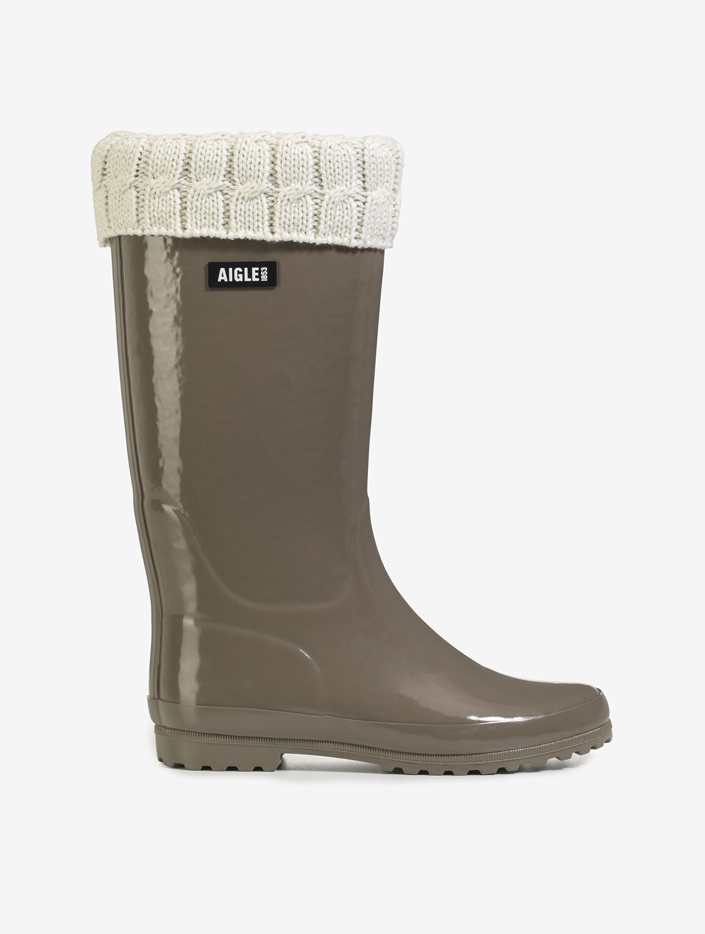 Fur-lined version of the patent rain boot.